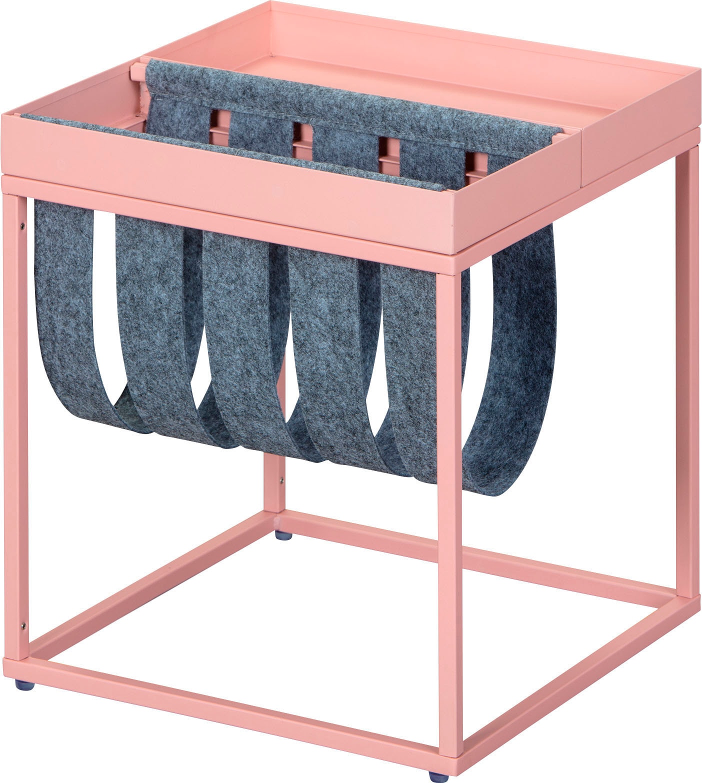 Inter Link Beistelltisch »Club NY« mit praktischem Ablagefach aus Filz