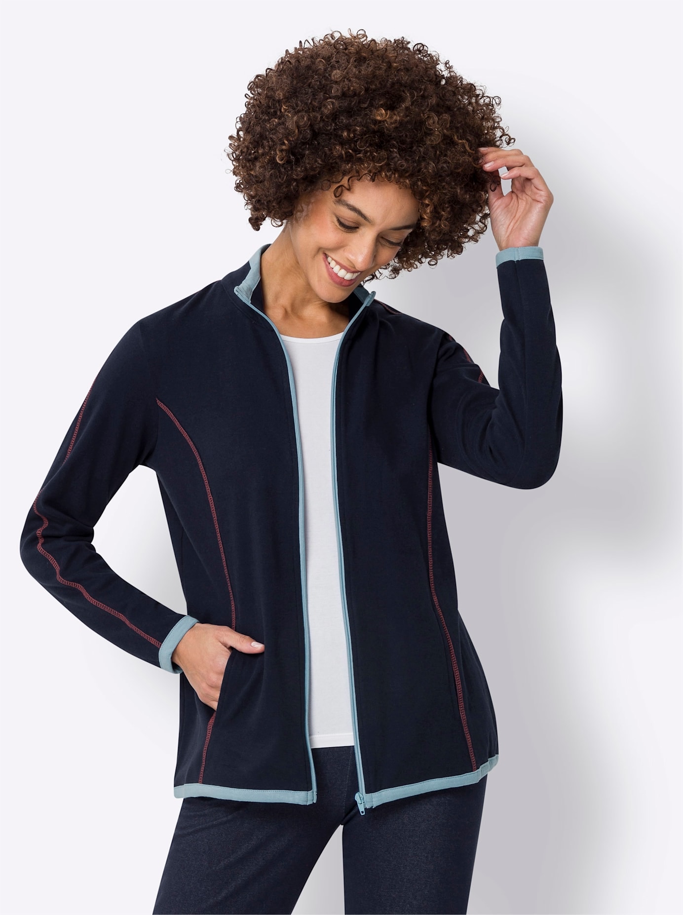 Classic Basics Shirtjacke »Sweatjacke«, (1 tlg.)
