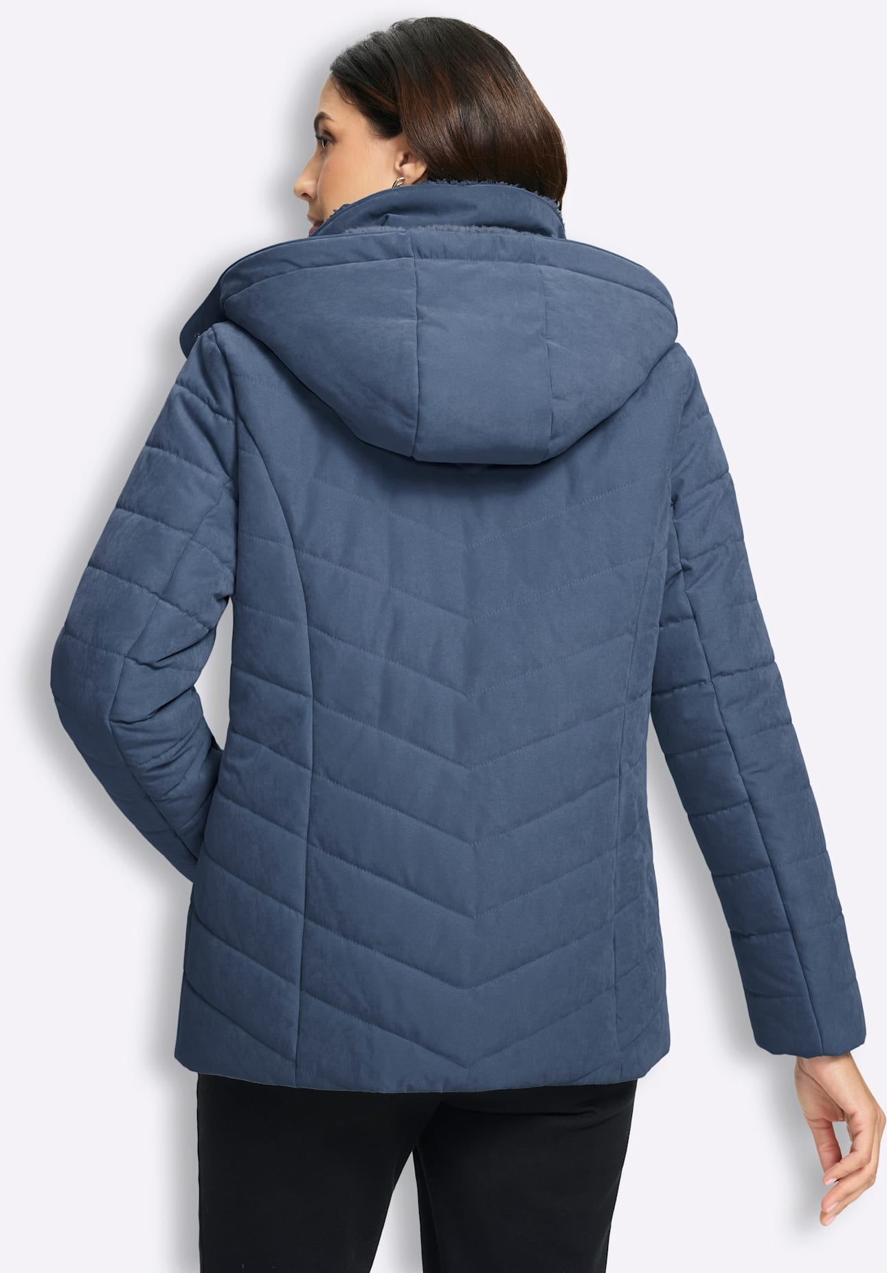 Inspirationen Steppjacke mit Kapuze