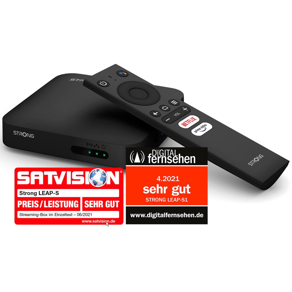 Strong Streaming-Box »LEAP-S1 Android TV«, (1 St.)