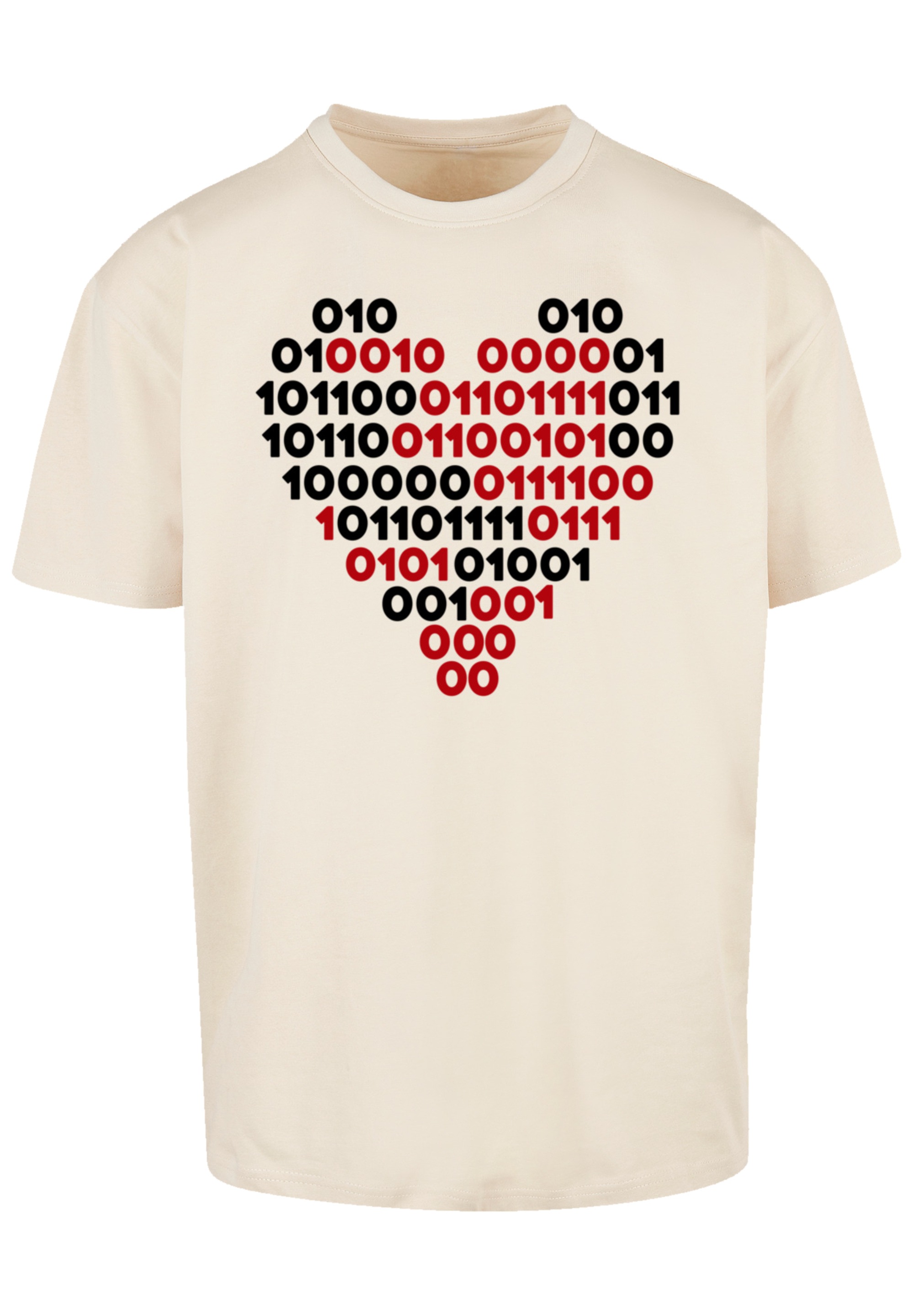 F4NT4STIC T-Shirt "I love you Binary Code Herz", Premium Qualität günstig online kaufen