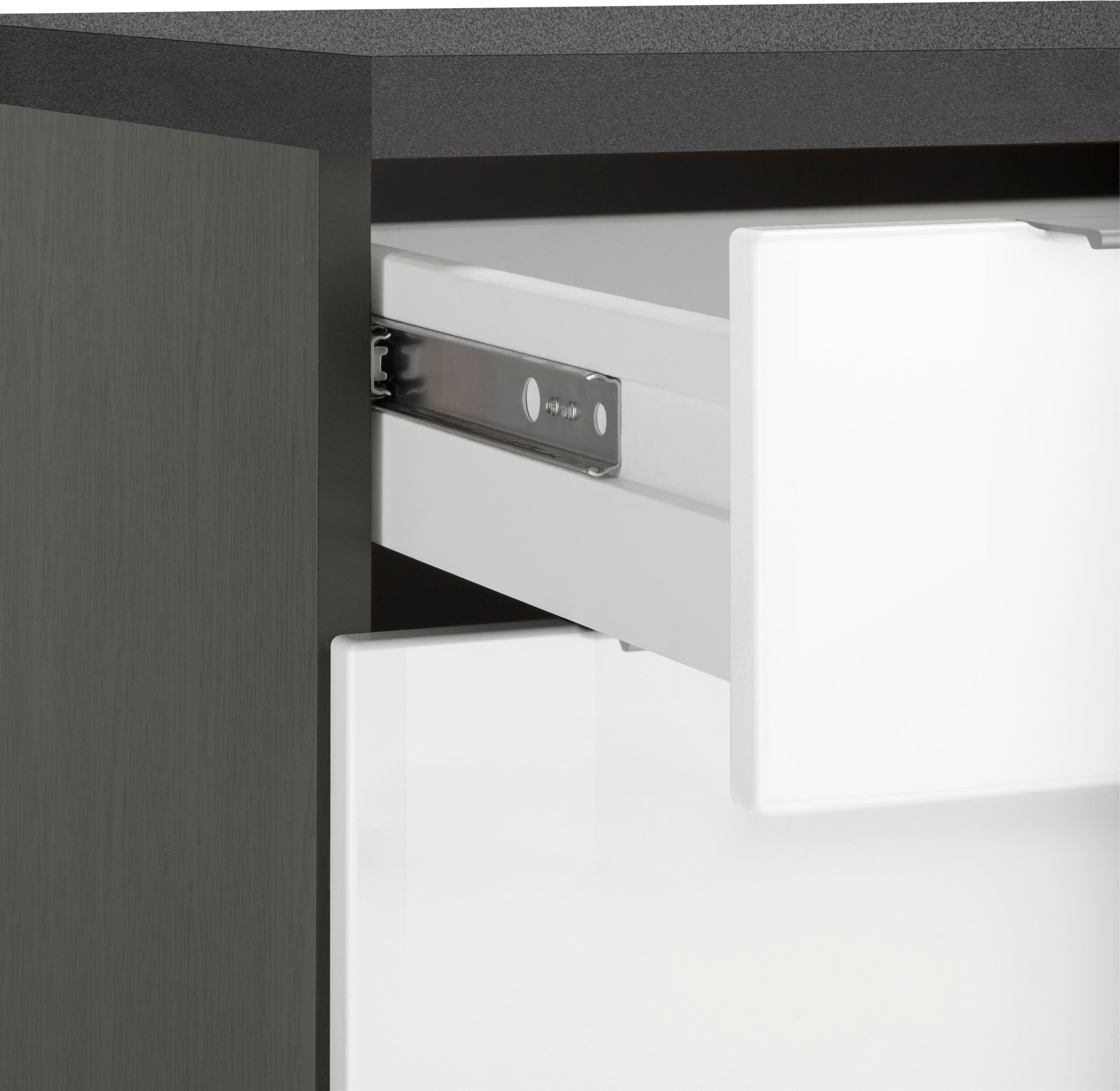 KOCHSTATION Unterschrank »KS-Brindisi«, 100 cm breit, viel Stauraum