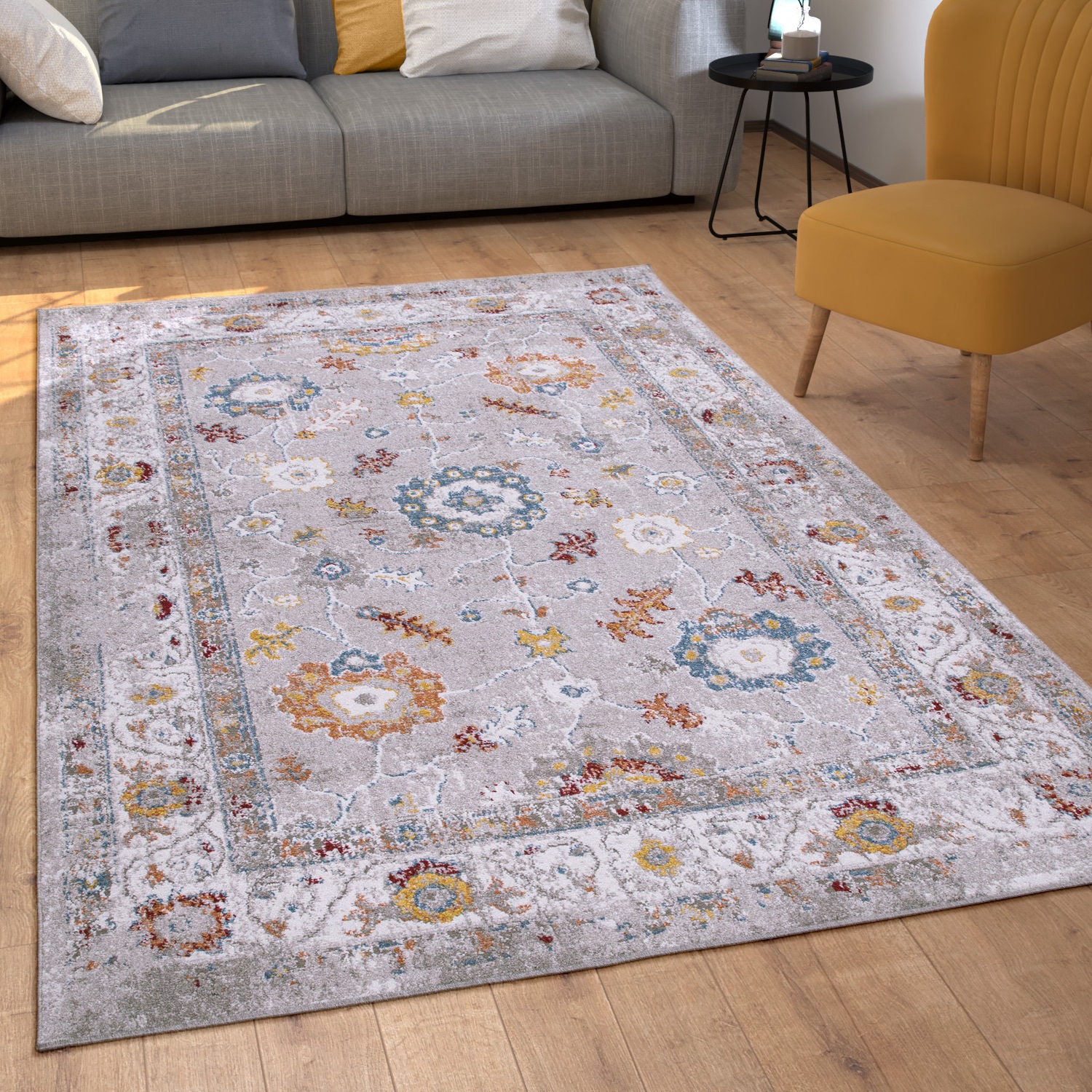 Paco Home Teppich "Palermo 563" rechteckig 13 mm Höhe Kurzflor, Orient-Opti günstig online kaufen