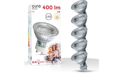 B.K.Licht LED-Leuchtmittel, GU10, 5 St., Warmweiß, LED Lampe Glüh-Birne Reflektor-Form... kaufen