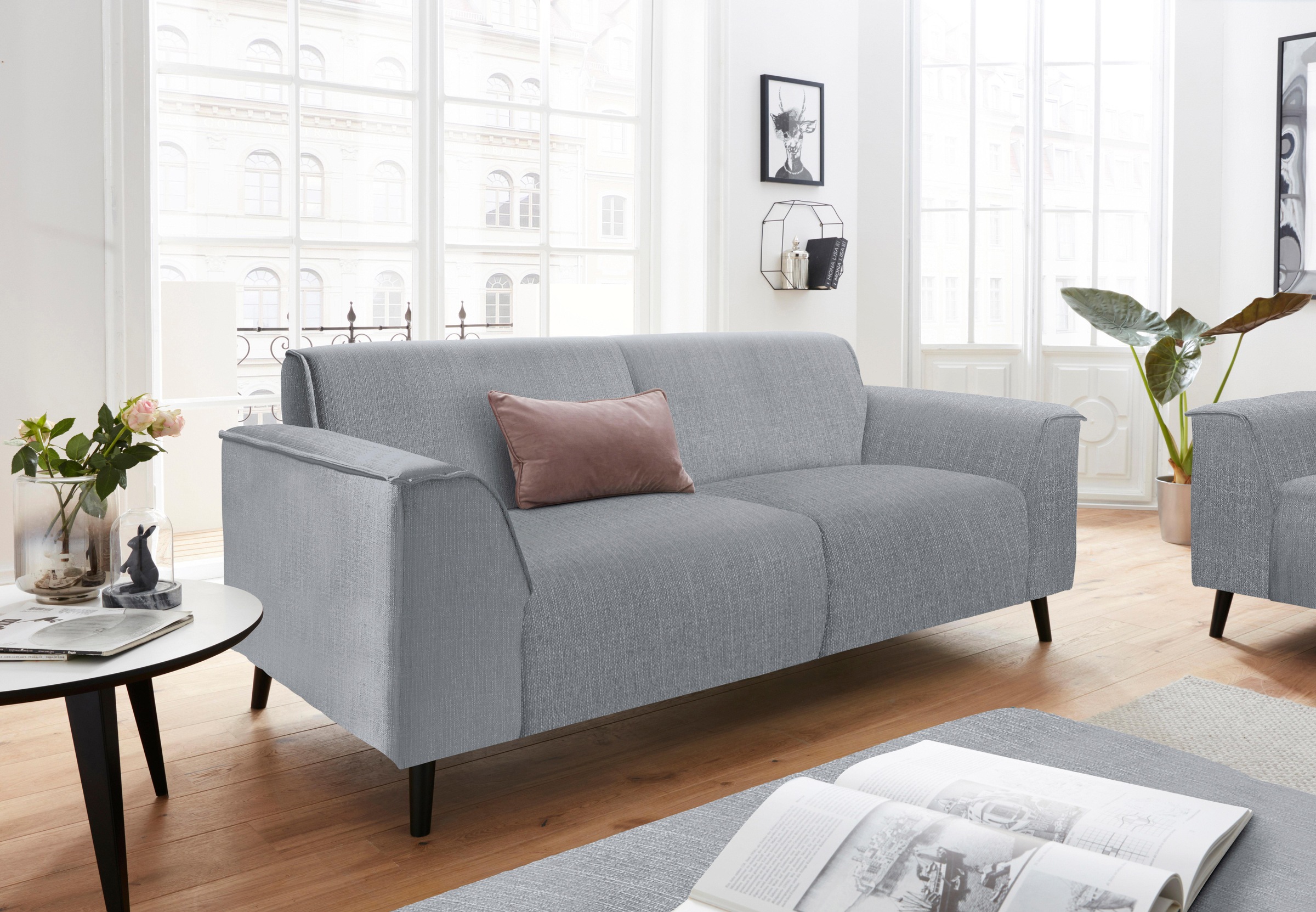 DOMO collection 2,5-Sitzer »Amora inklusive komfortablen Federkern für mehr Sitzkomfort«, zeitlos und bequem
