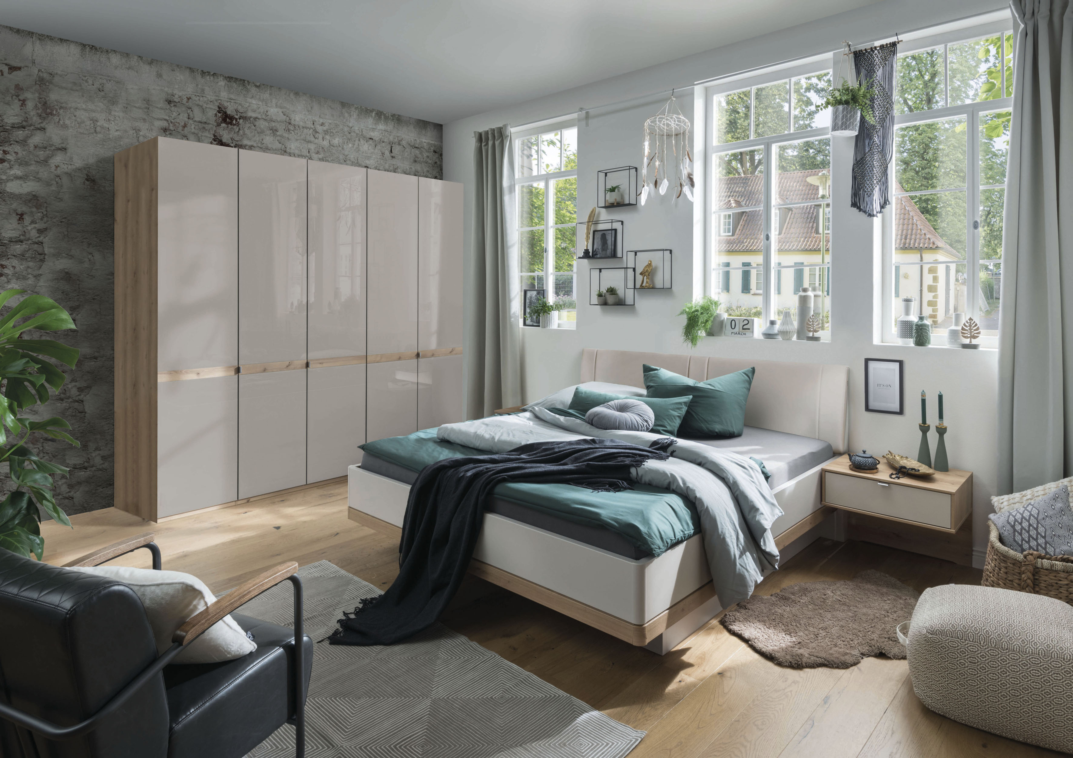 WIEMANN Kleiderschrank "Barcelona" mit schmaler Bauchbinde