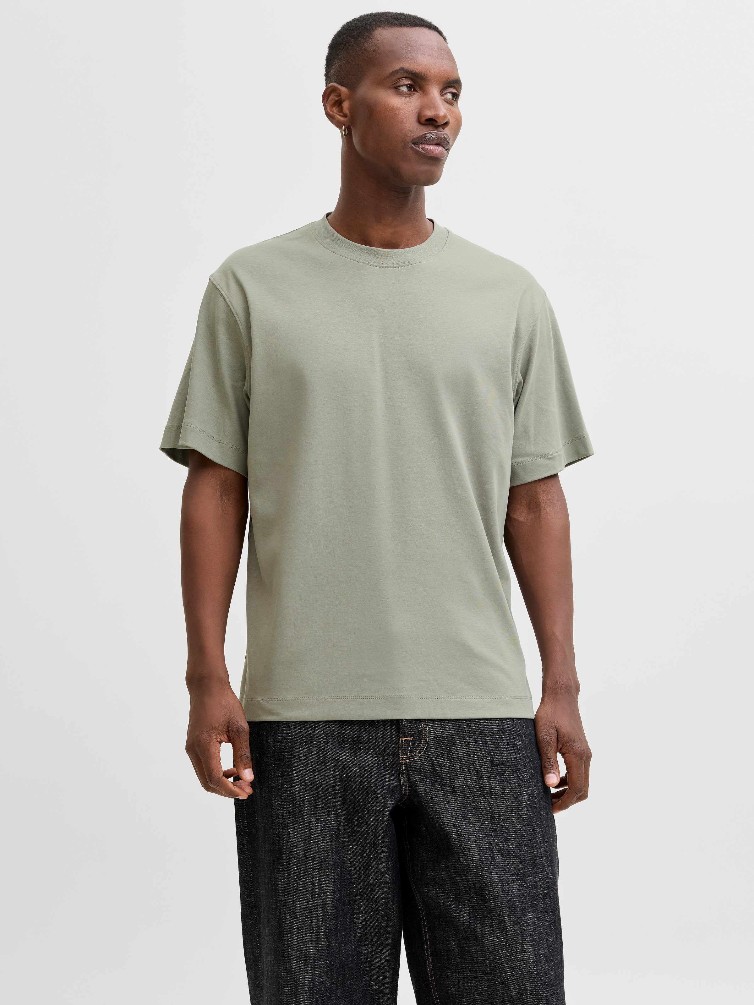Jack & Jones Rundhalsshirt "JJEURBAN EDGE TEE SS O-NECK NOOS" mit Rundhalsa günstig online kaufen