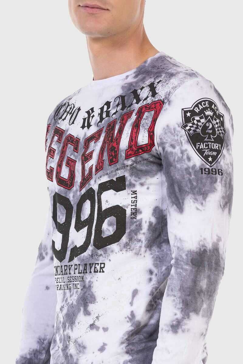 Cipo & Baxx T-Shirt »Sweatshirts«, mit Print und sportlichem Look