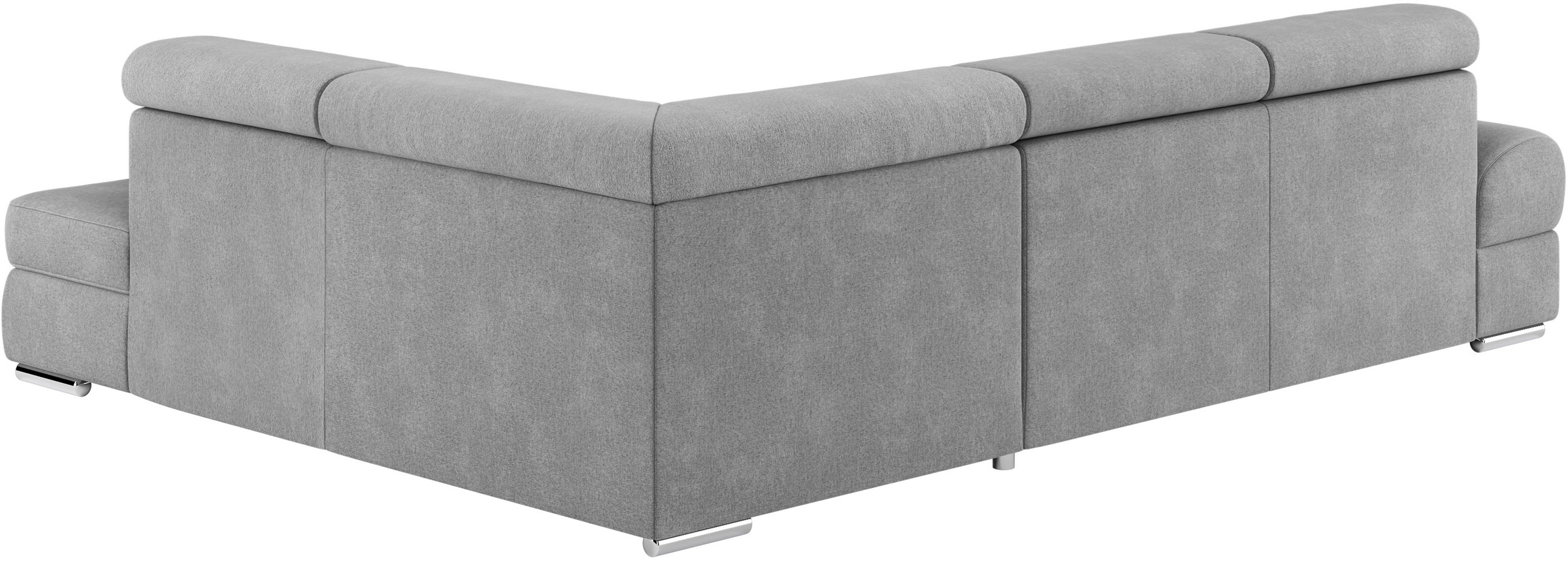 sit&more Ecksofa »Broadway L-Form«, mit verstellbaren Kopfteilen, wahlweise mit Bettfunktion