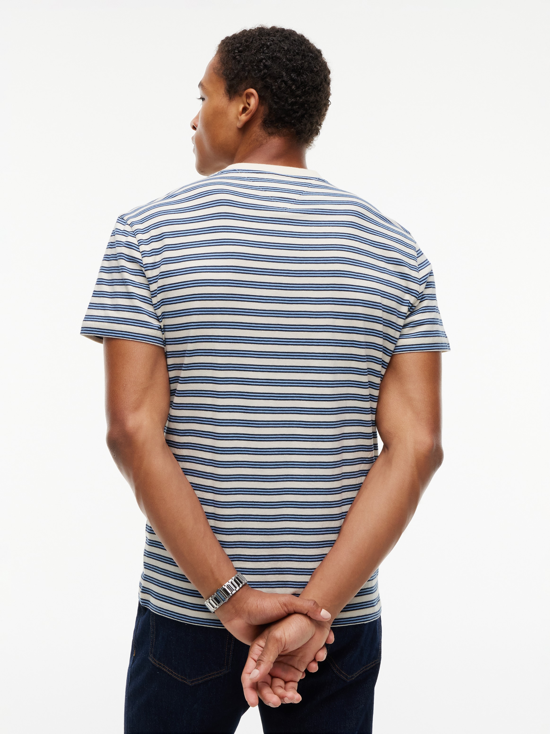 Tommy Jeans T-Shirt »REGULAR STRIPE TEE« Regular fit mit Streifenmuster