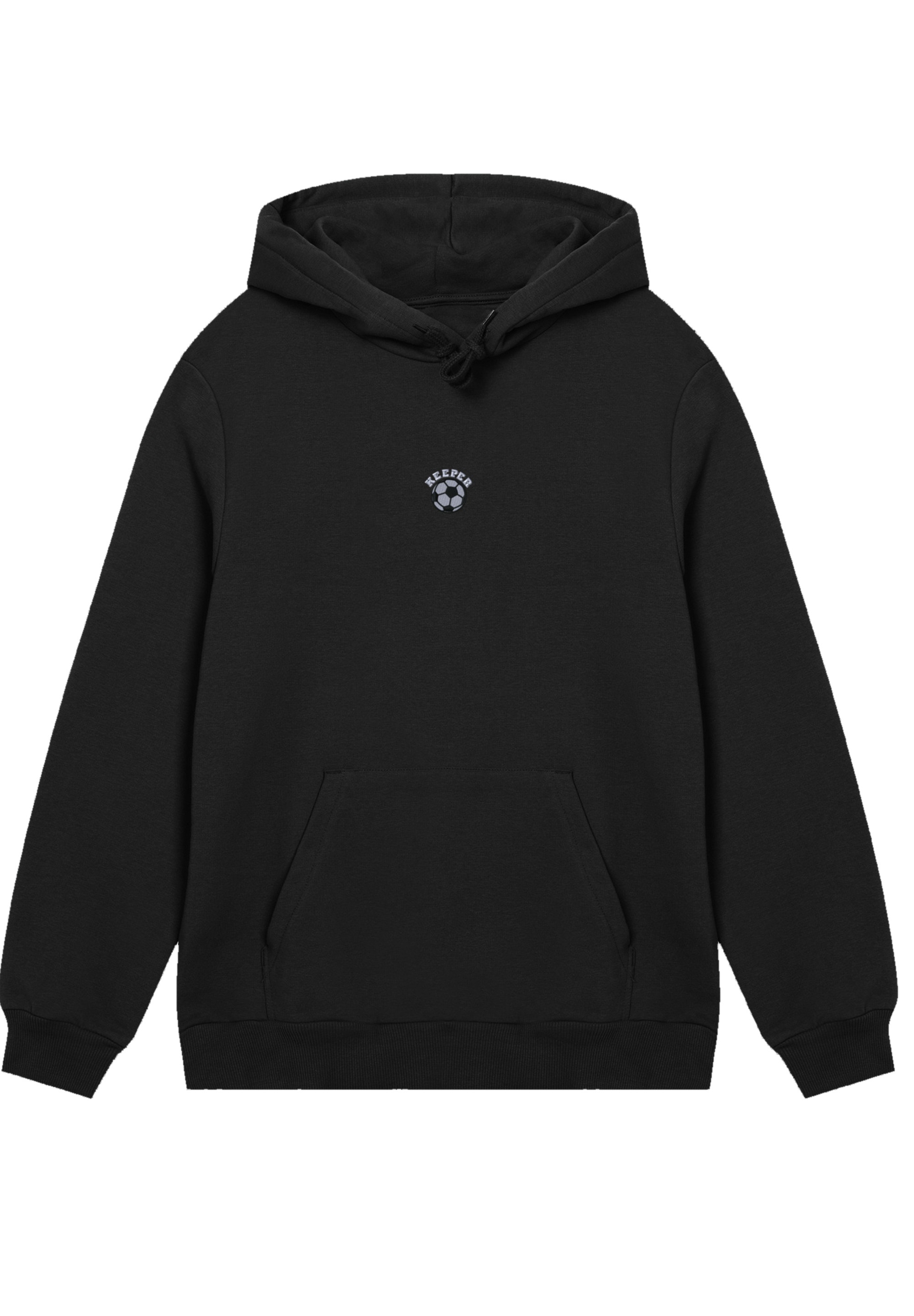 F4NT4STIC Kapuzenpullover »Keeper Stickerei«, Premium Qualität