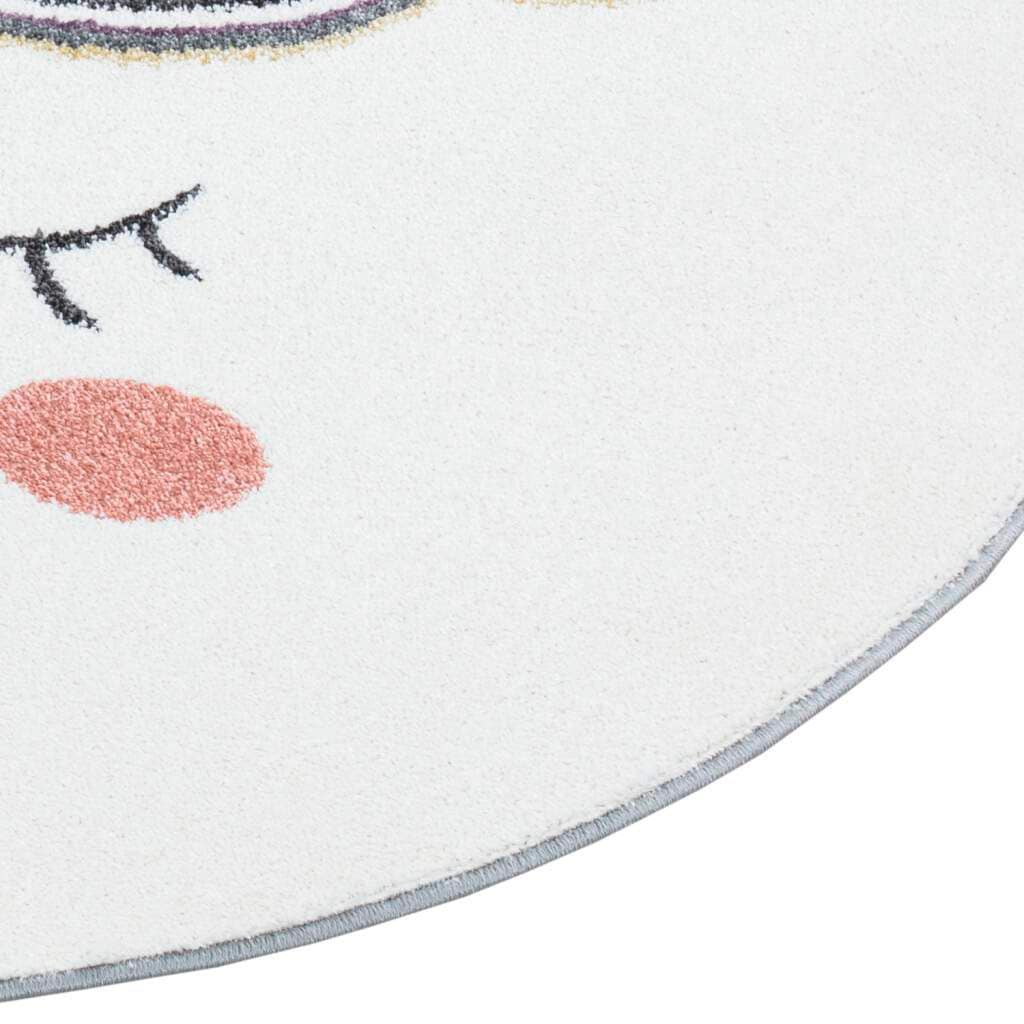 Carpet City Kinderteppich »ANIME895«, rund, 11 mm Höhe, Kinderzimmer Teppich Modern mit lustigen Cartoon-Figuren, Multi