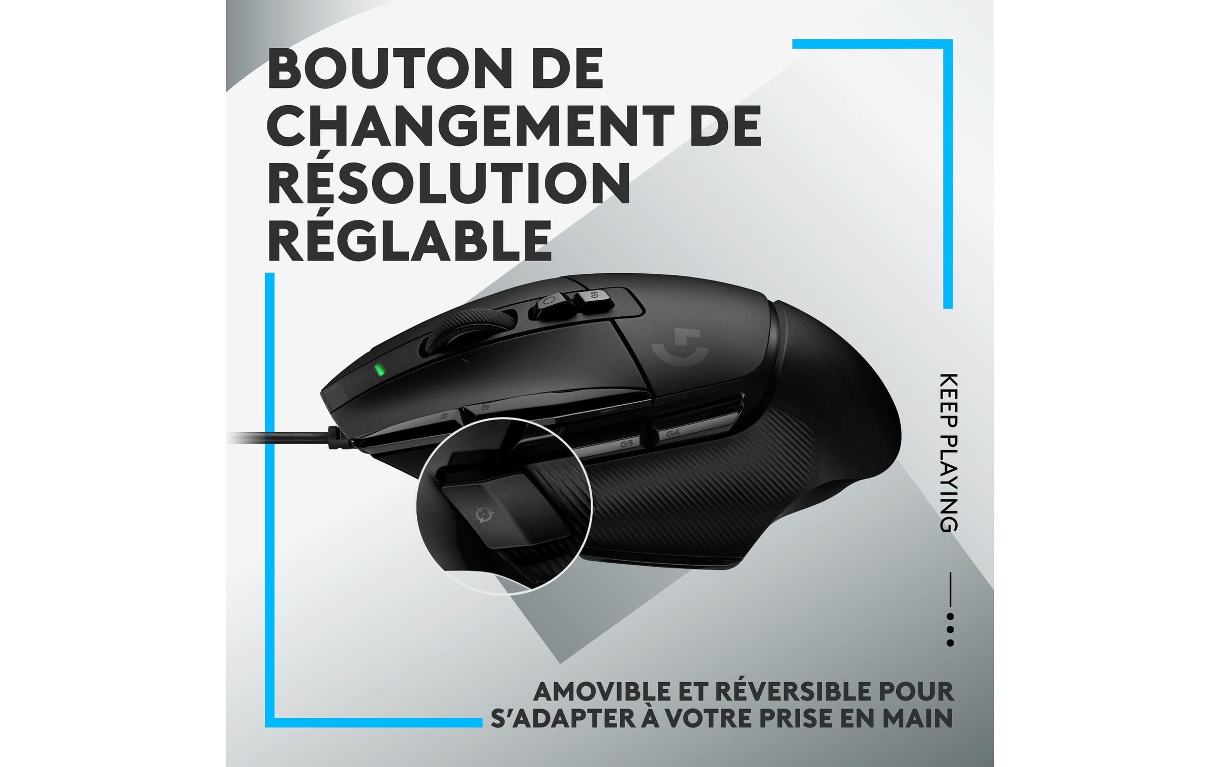Logitech Gaming-Maus »G502 X Schwarz« kabelgebunden