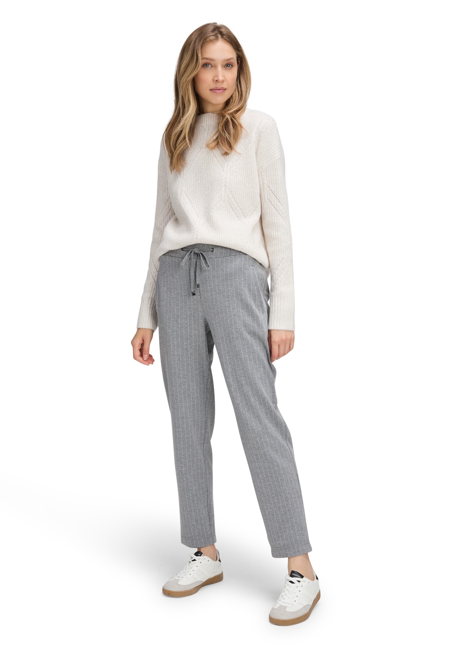 Betty&Co Stretch-Hose »Damen Stretch-Hose mit Nadelstreifen«