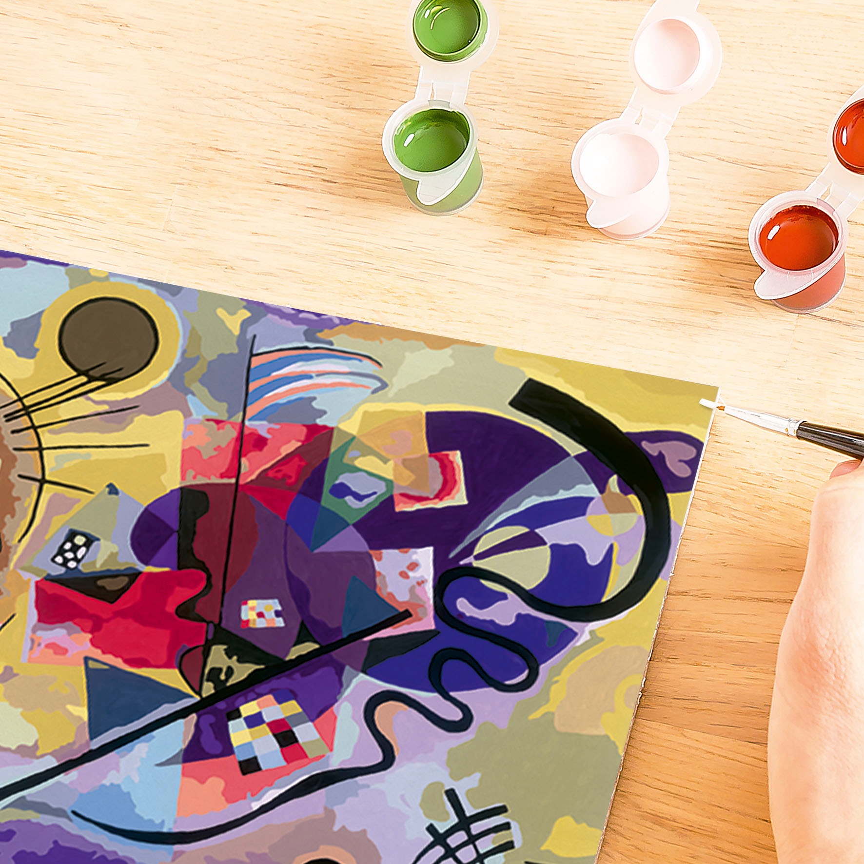 Ravensburger Malen nach Zahlen »CreArt, ART Collection, Yellow, Red, Blue (Kandinsky)«, Made in Europe