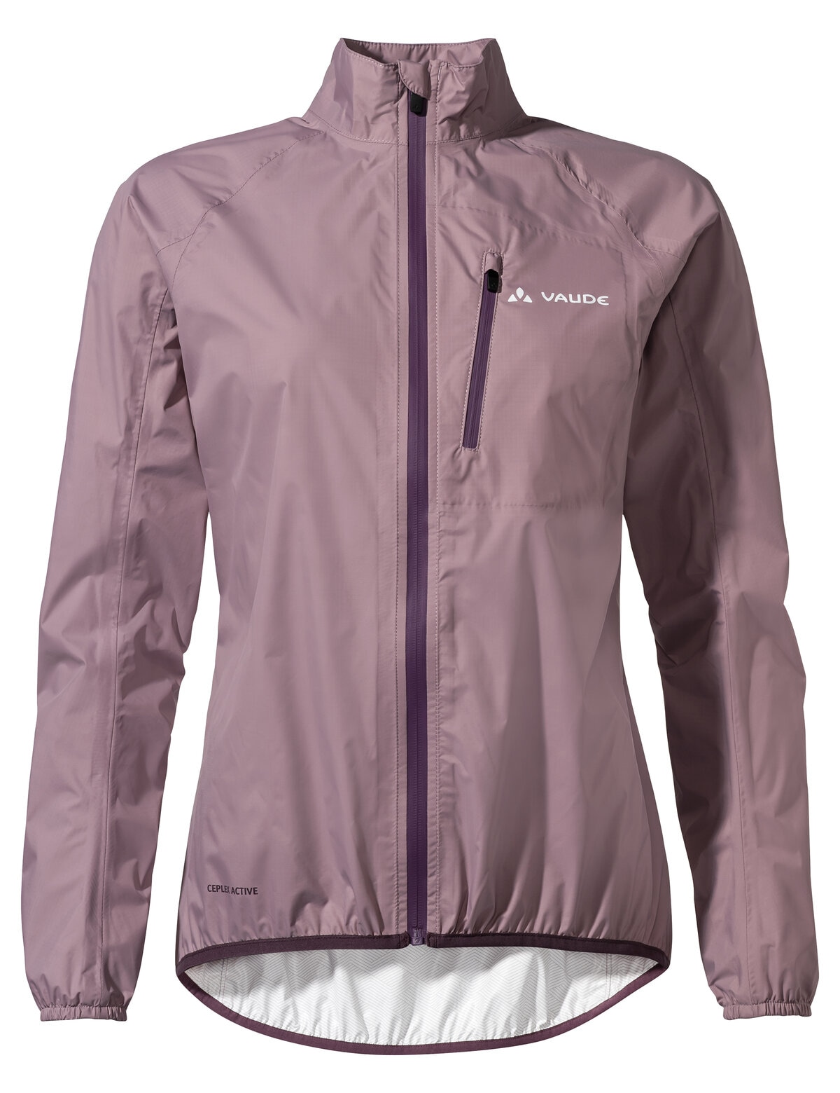 VAUDE Regenjacke »WOMEN'S DROP JACKET III«, ohne Kapuze, mit Brusttasche