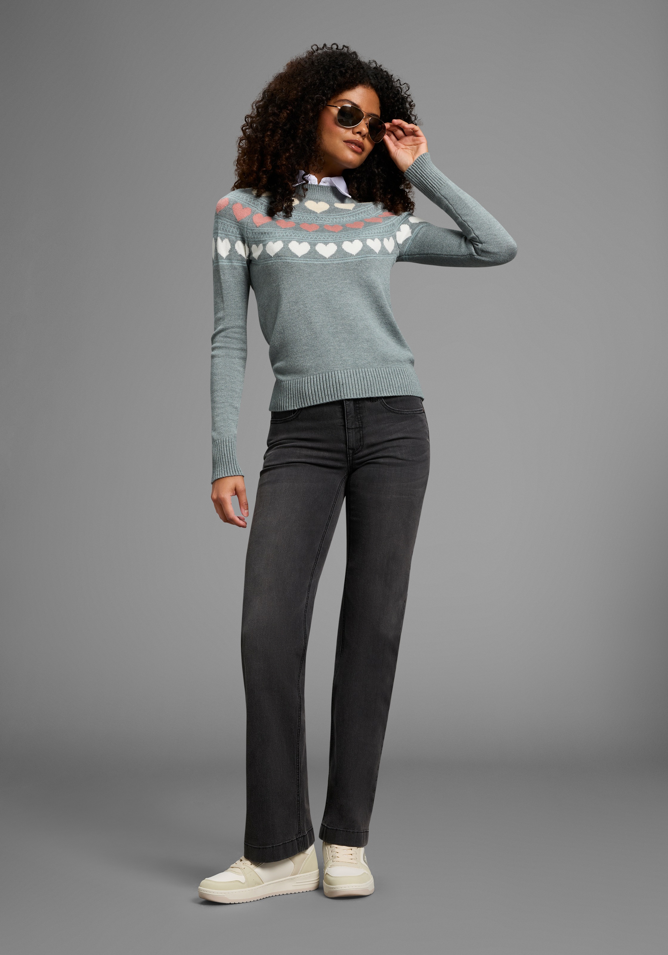 KangaROOS Comfort-Fit Jeans Damen Dunkelgrau 42 3