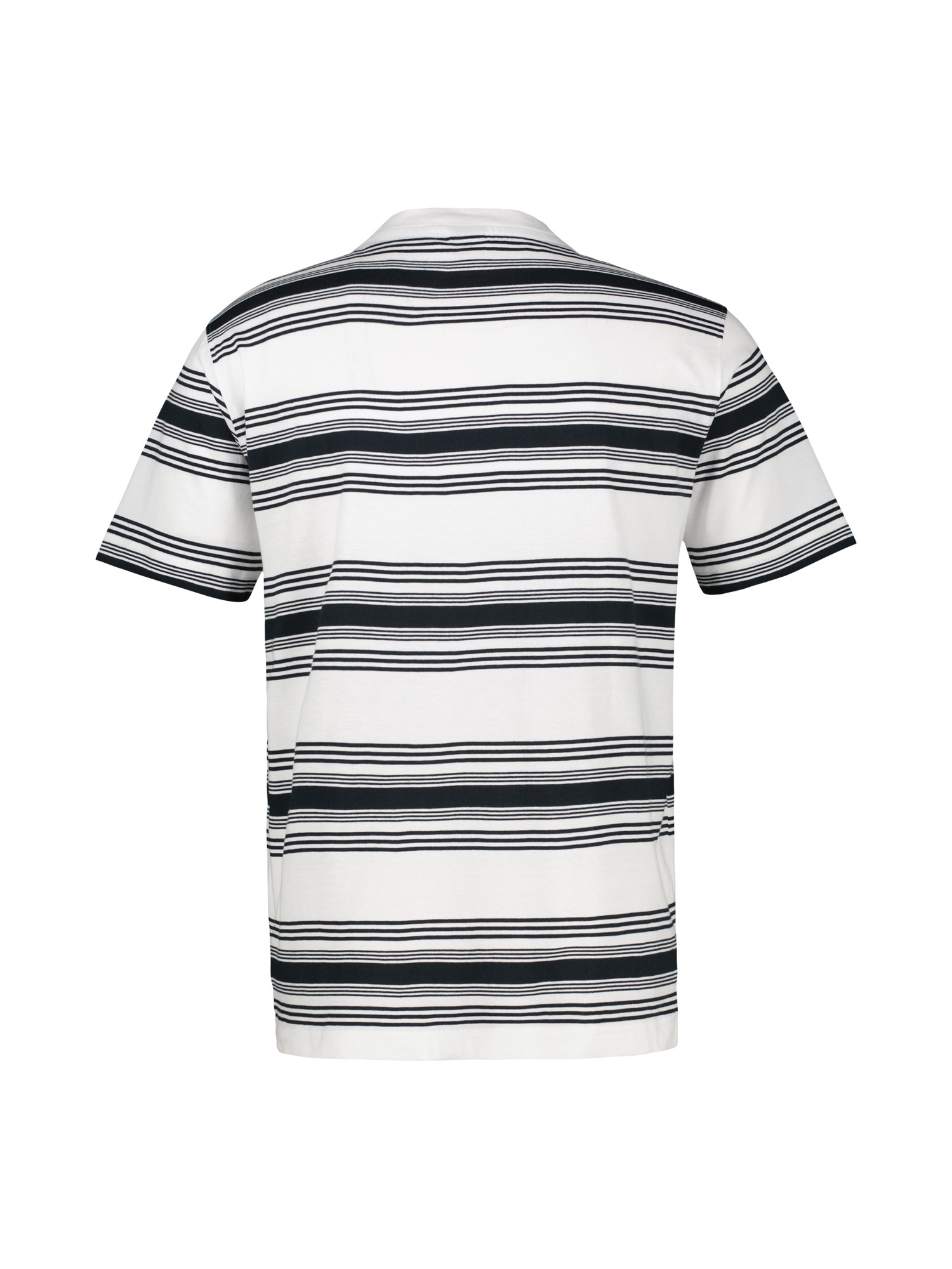 LERROS T-Shirt »T-Shirt im Streifenlook mit O-Neck«