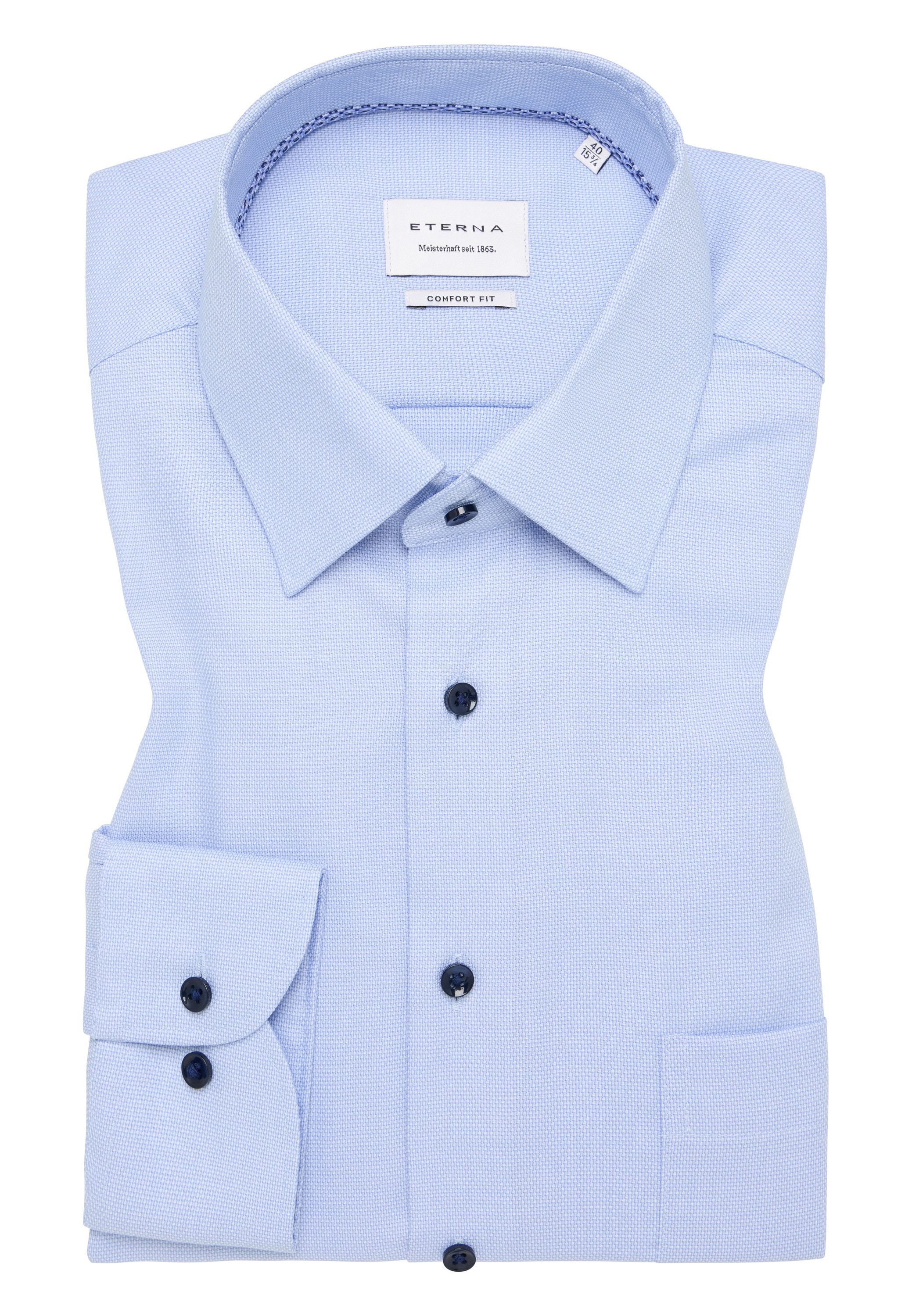 Eterna Langarmhemd »COMFORT FIT«, NON IRON (bügelfrei)