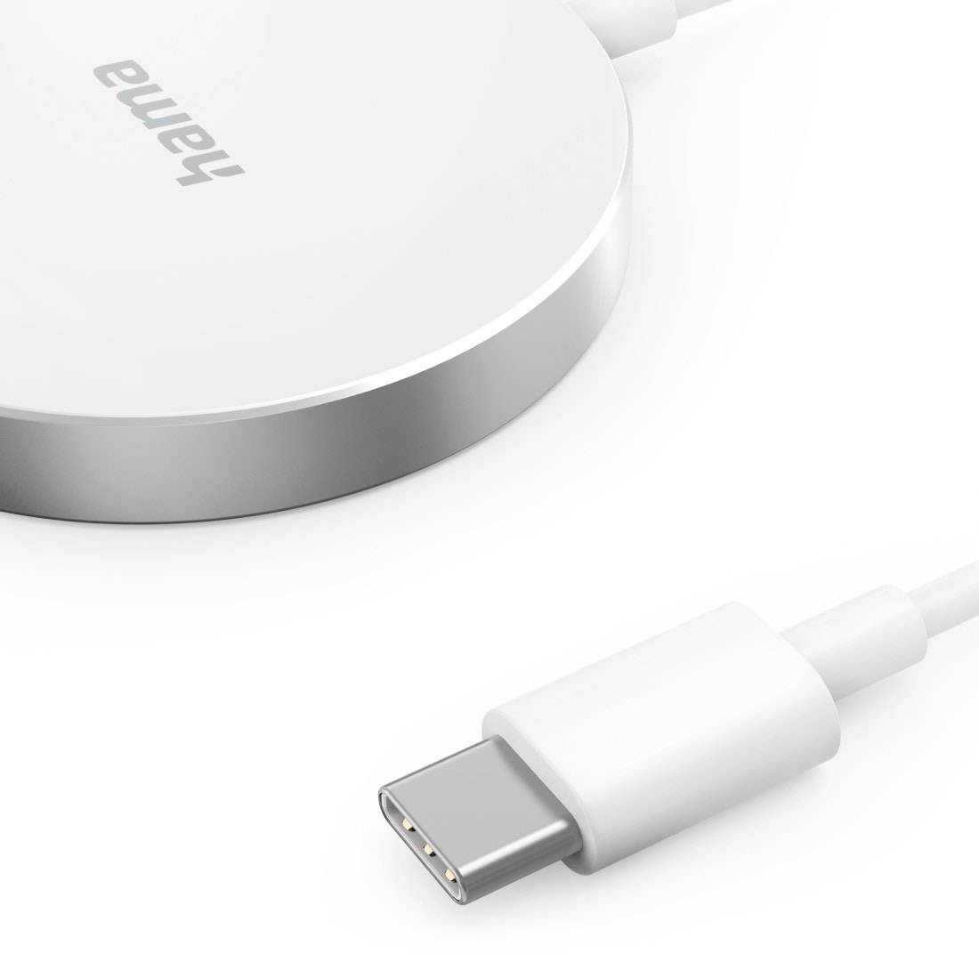 Hama Schnelllade-Gerät »Wireless Charger "MagCharge", 15 W, kabellos«, Schnellladegerät, magnetischer Induktionslader, ab Apple iPhone 12