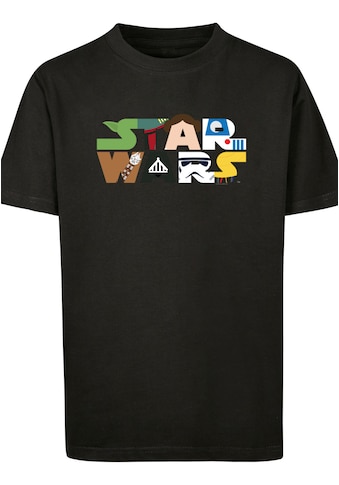 F4NT4STIC Kurzarmshirt »Kinder Star Wars Charact...