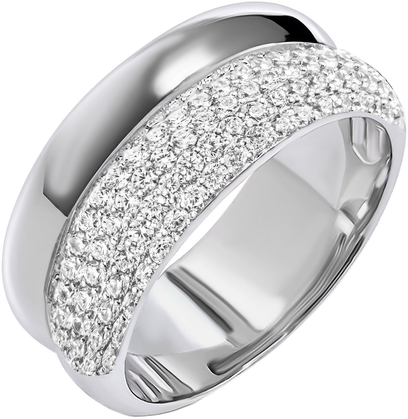 Fingerring »Schmuck Geschenk Silber 925 Damenring Ring«, mit Zirkonia (synth.)