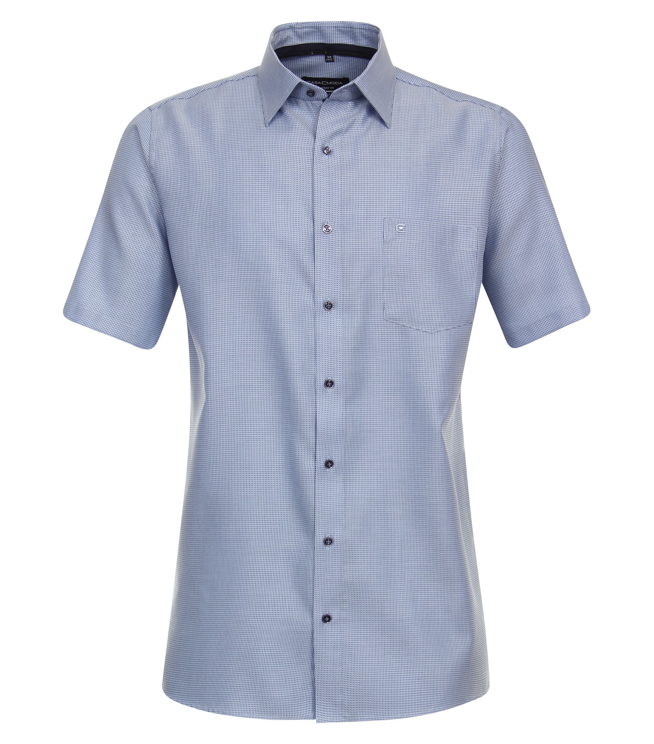 CASAMODA Businesshemd "CASAMODA Businesshemd Kurzarm gemustert" günstig online kaufen