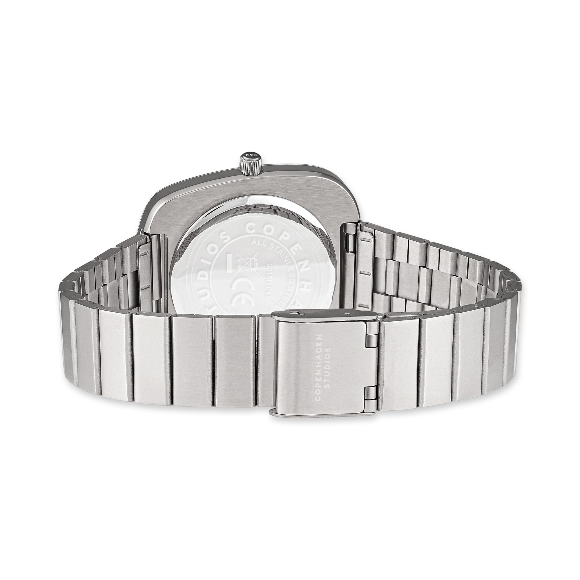 Copenhagen Studios Quarzuhr »Curved Watch« Armbanduhr, Damenuhr, Edelstahlarmband, analog
