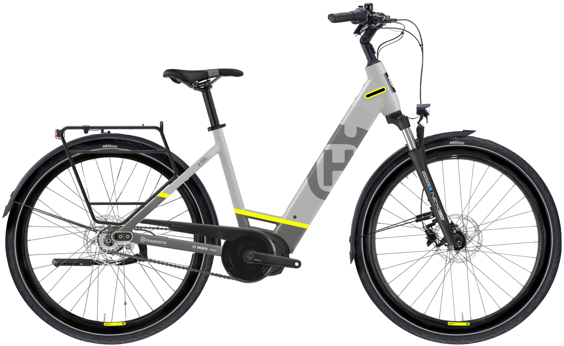 E-Bike »E-Citybike Grand Towner 4«, 5 Gang, Shimano, Nexus, Mittelmotor 250 W