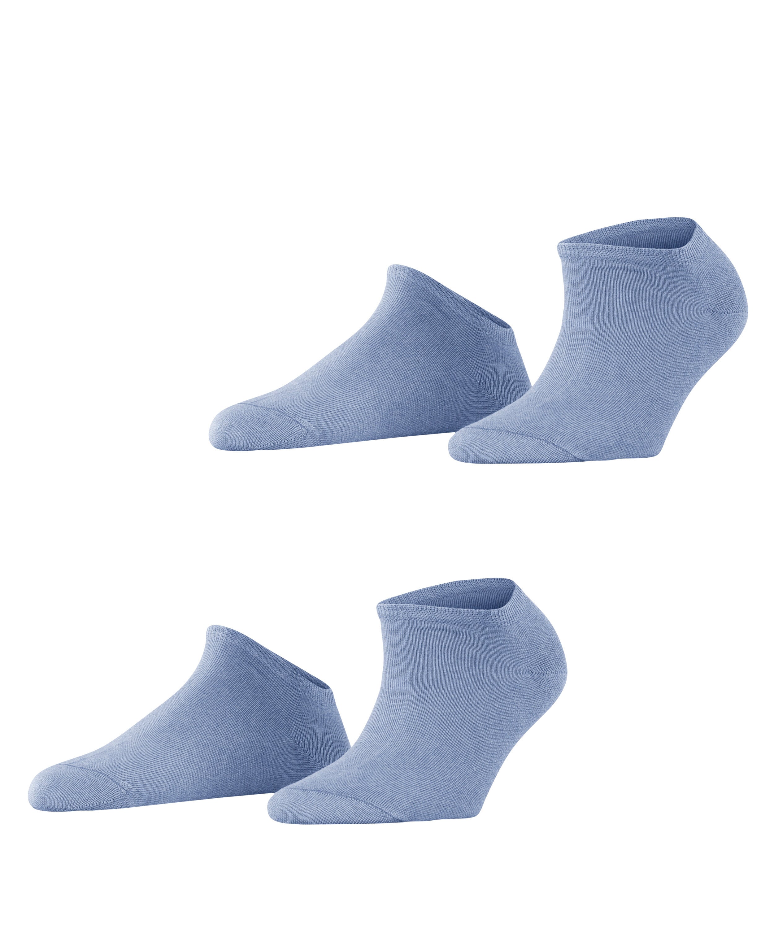 Esprit Sneakersocken "Uni" 2 Paar, verstärkt, knöchelfrei und aus weichem Material Baumwolle