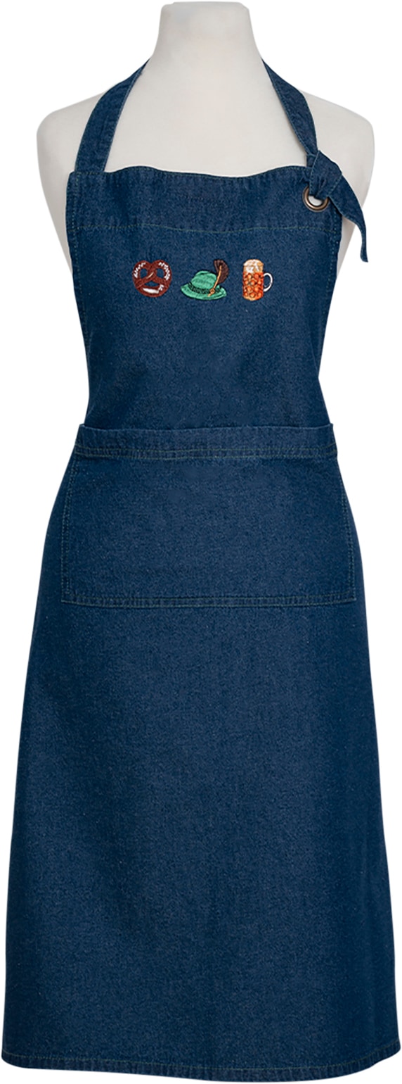 PAD Kochschürze »SPIRIT« in 3 Farbvarianten, mit Stickerei