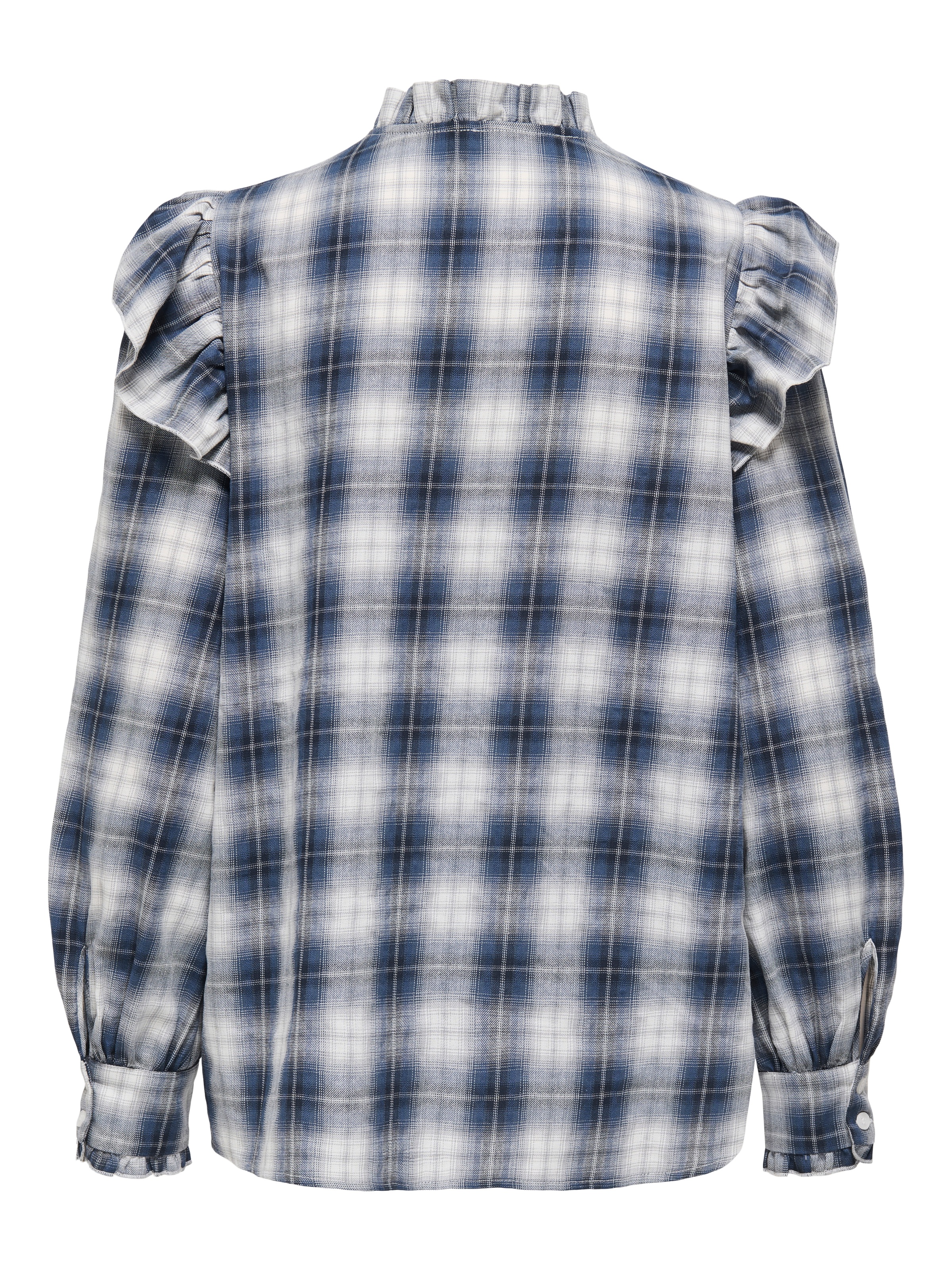 ONLY Langarmbluse "ONLFIGA L/S FLOUNCE TOP WVN" günstig online kaufen