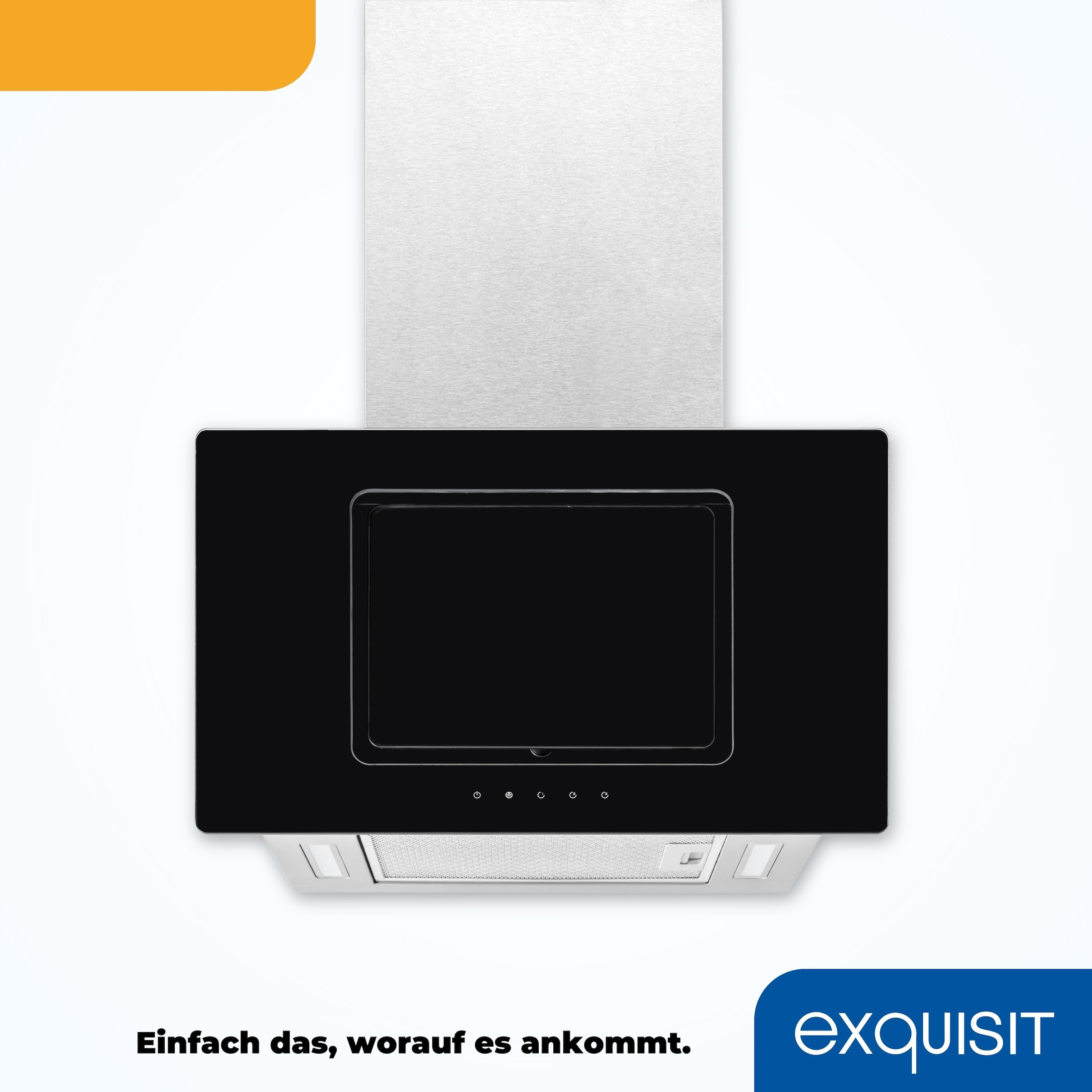 exquisit Kopffreihaube »KFD 60‐9 DUO Inox«