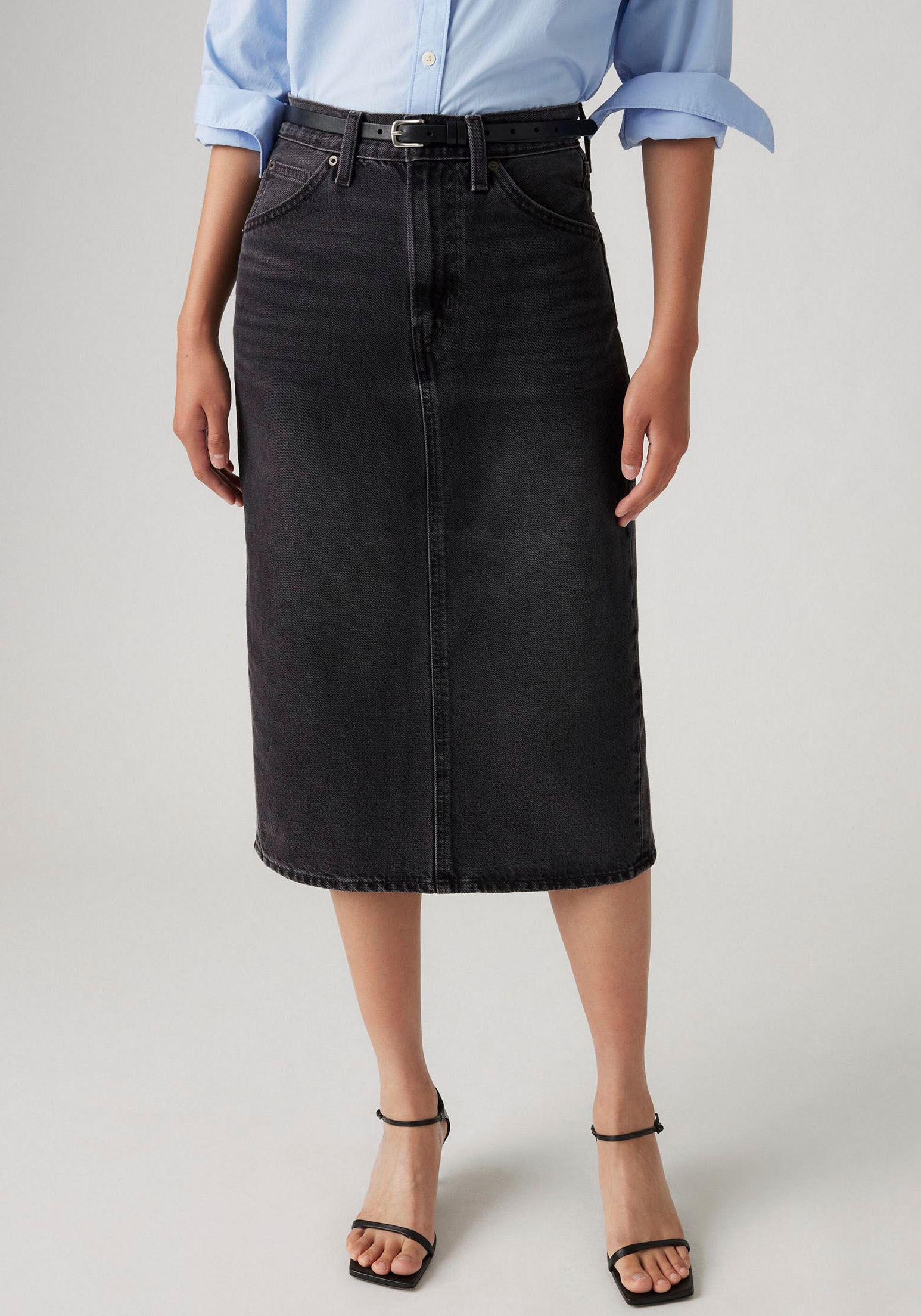 Levis Jeansrock "HR BACK SLIT SKIRT", mit Schlitz hinten günstig online kaufen