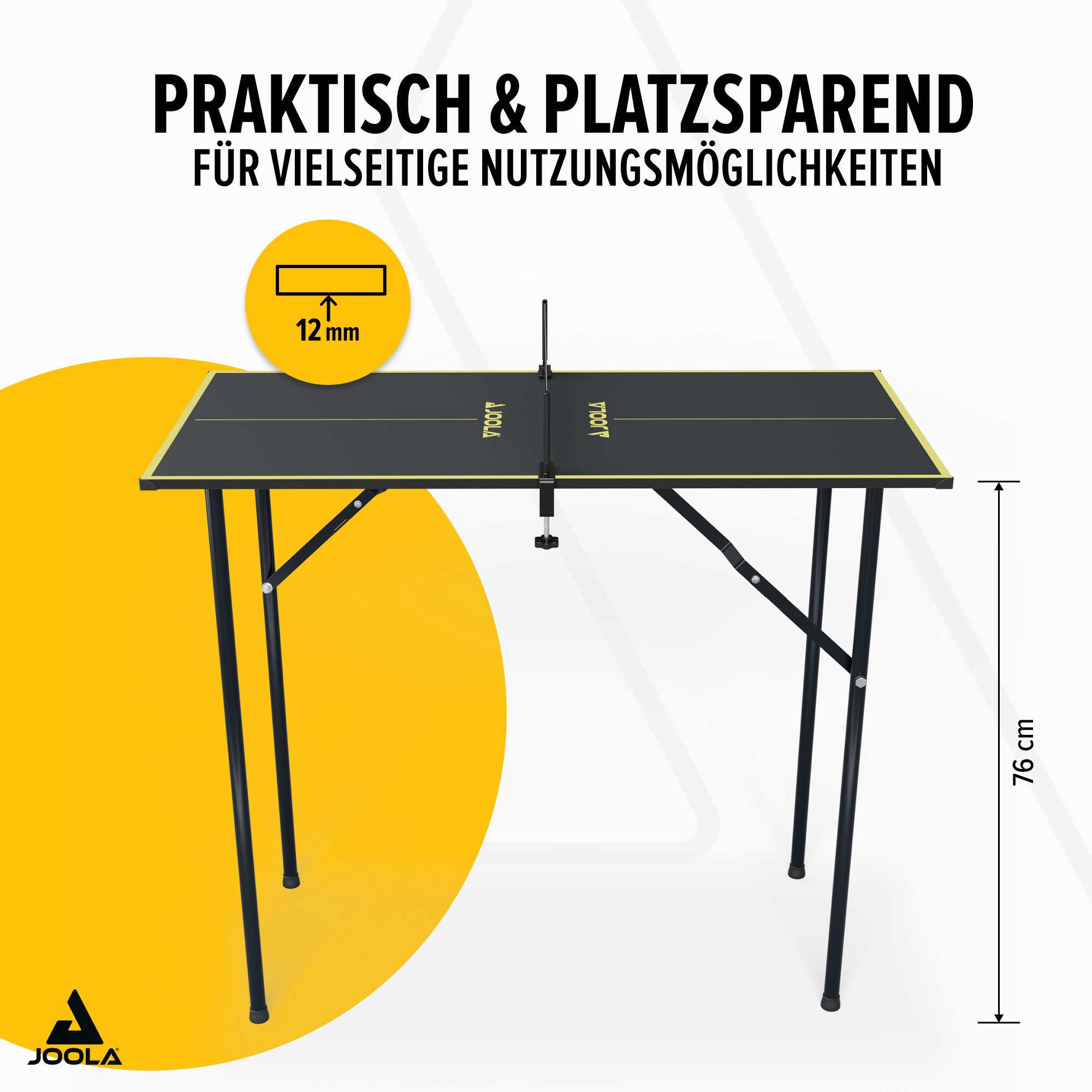 Joola Tischtennisplatte »JOOLA Tischtennisplatte Mini dark-grey«
