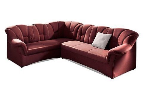 Ecksofa »Papenburg B/T/H: 242/190/84 cm L-Form«, wahlweise mit Bettfunktion, Langer...