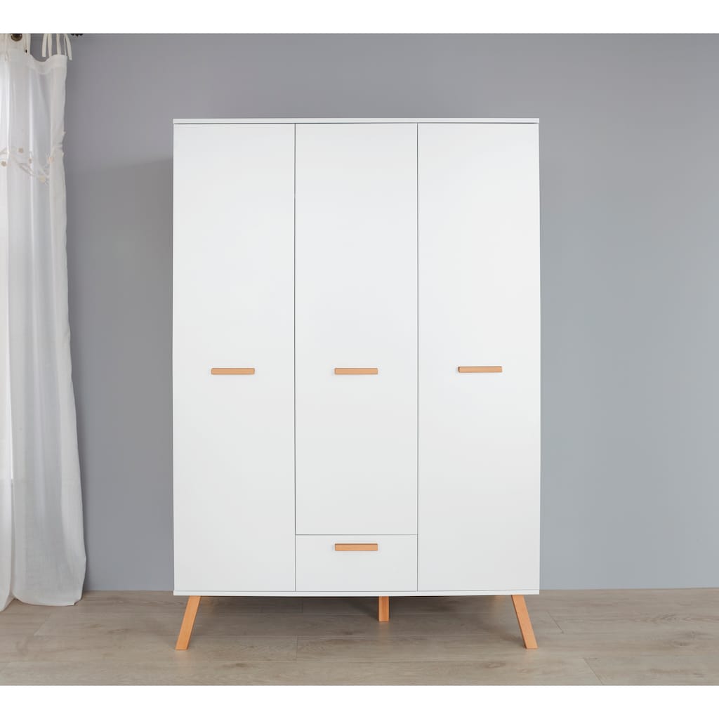 trendteam Babymöbel-Set »Mats«, (Set, 3 St., Bett, Wickelkommode, Schrank)