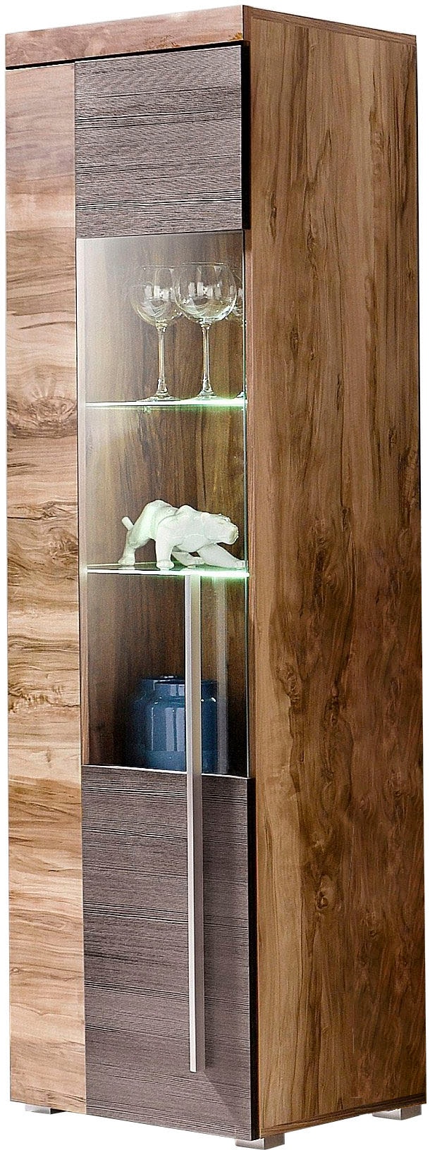 INOSIGN Vitrine "Roger,Höhe 160cm stilvolle Glasvitrine mit verstellbare Gl günstig online kaufen