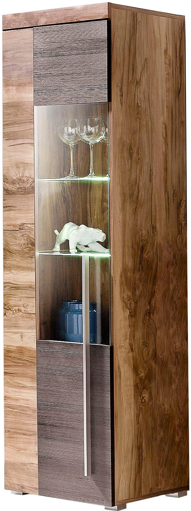 OTTO home Vitrine "Roger,Höhe 160cm stilvolle Glasvitrine mit verstellbare günstig online kaufen