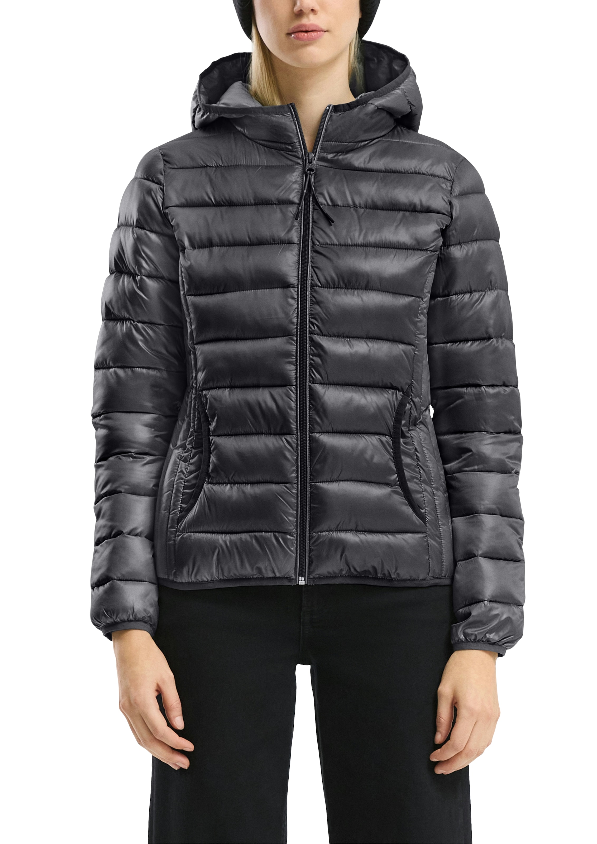 QS Outdoorjacke, mit Kapuze, mit Kapuze günstig online kaufen