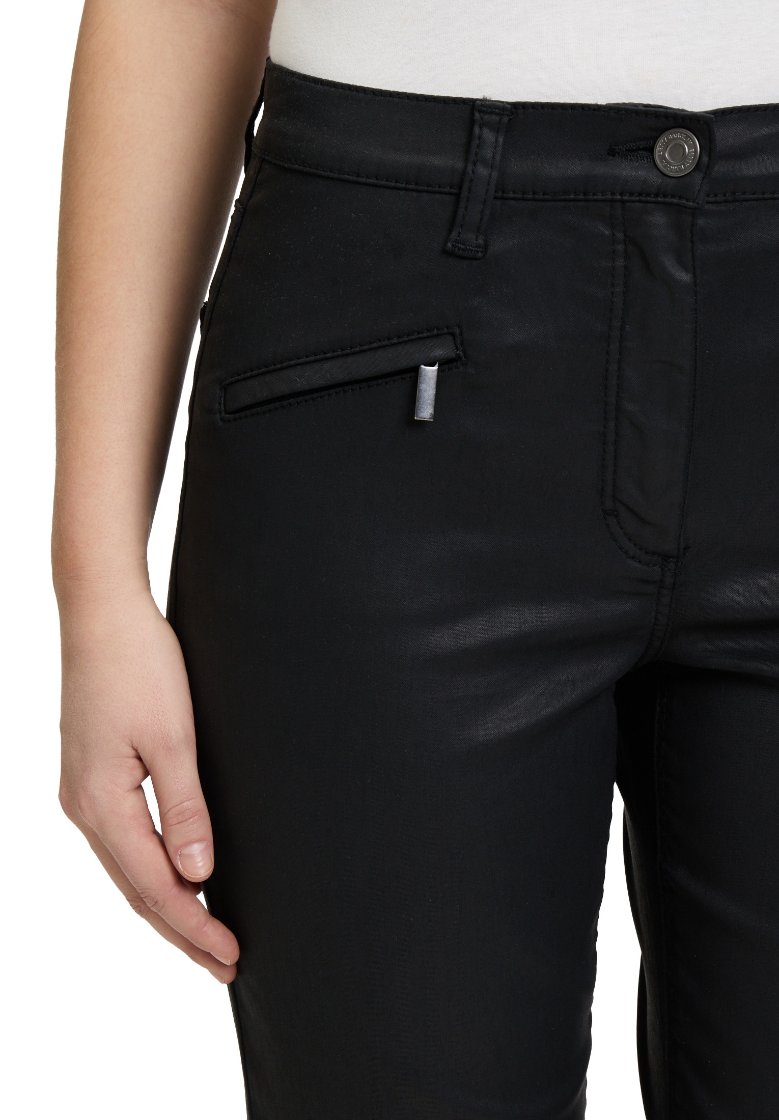Betty Barclay Stoffhose »Betty Barclay Perfect Body-Hose mit Reißverschlusstaschen«, Reißverschluss