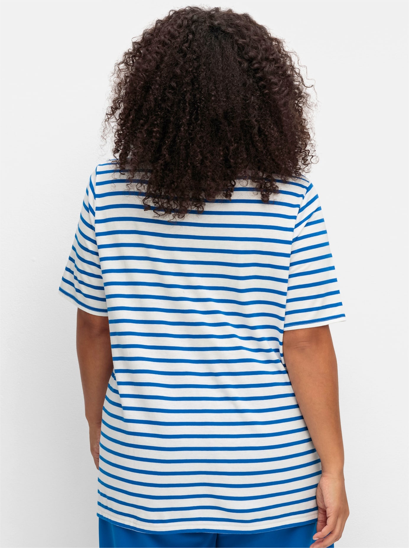 Sheego Rundhalsshirt "Rundhalsshirt", 1 Stk. günstig online kaufen