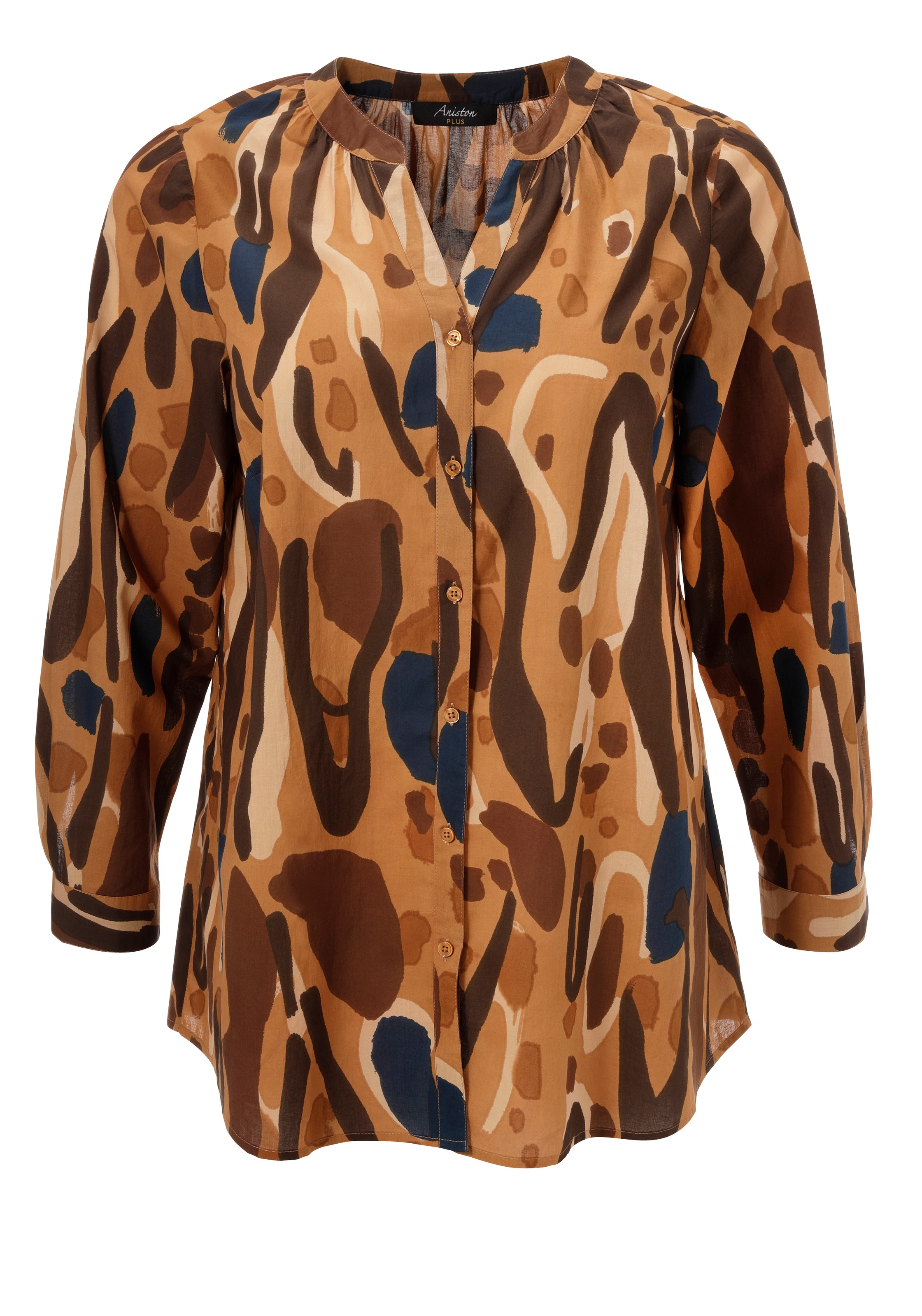 Aniston PLUS Longbluse, extravagant bedruckt im trendigen Farbverlauf - NEUE KOLLEKTION