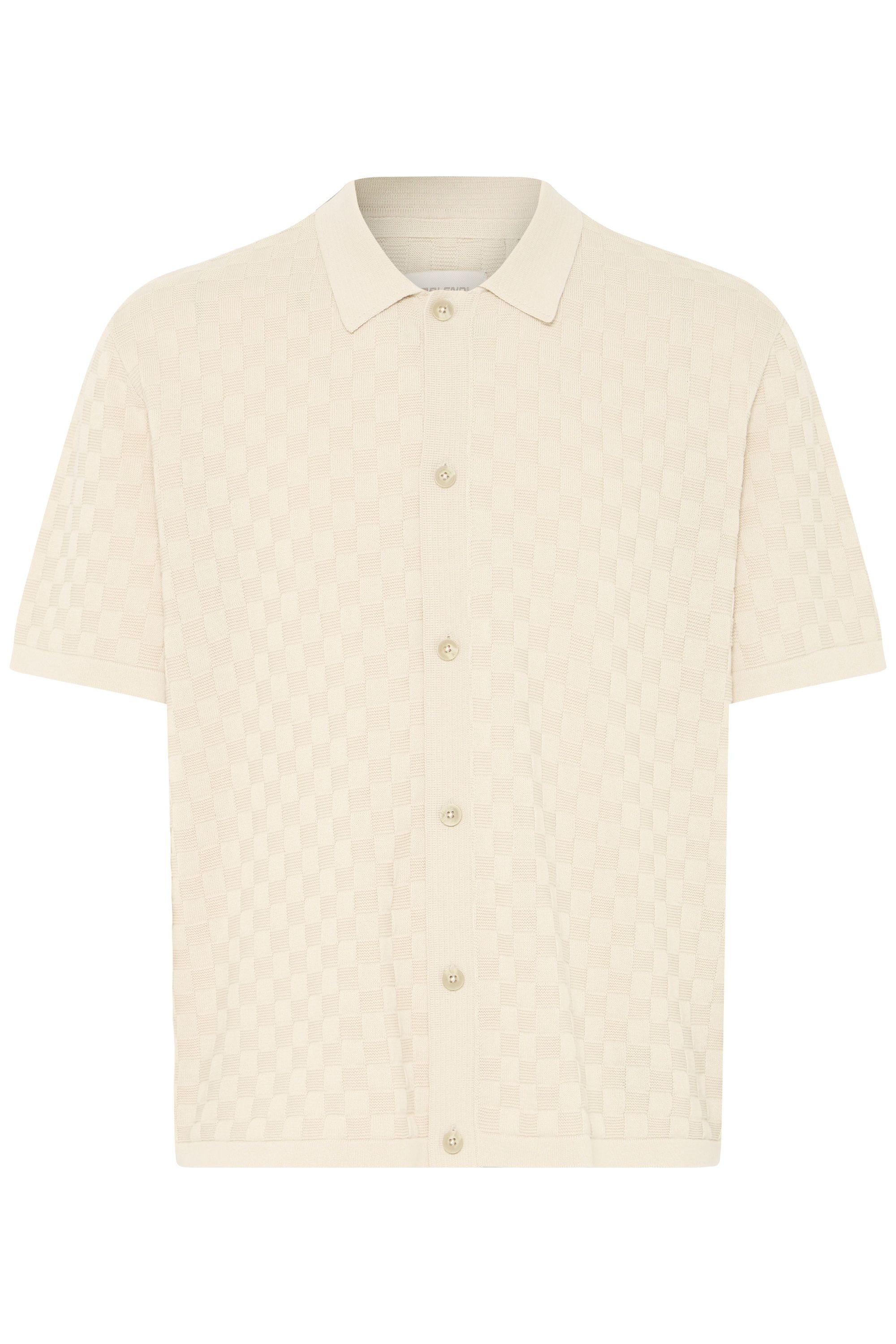 Blend Kurzarmhemd "BHDeven" Kariertes Feinstrick-Polohemd mit Karomuster günstig online kaufen