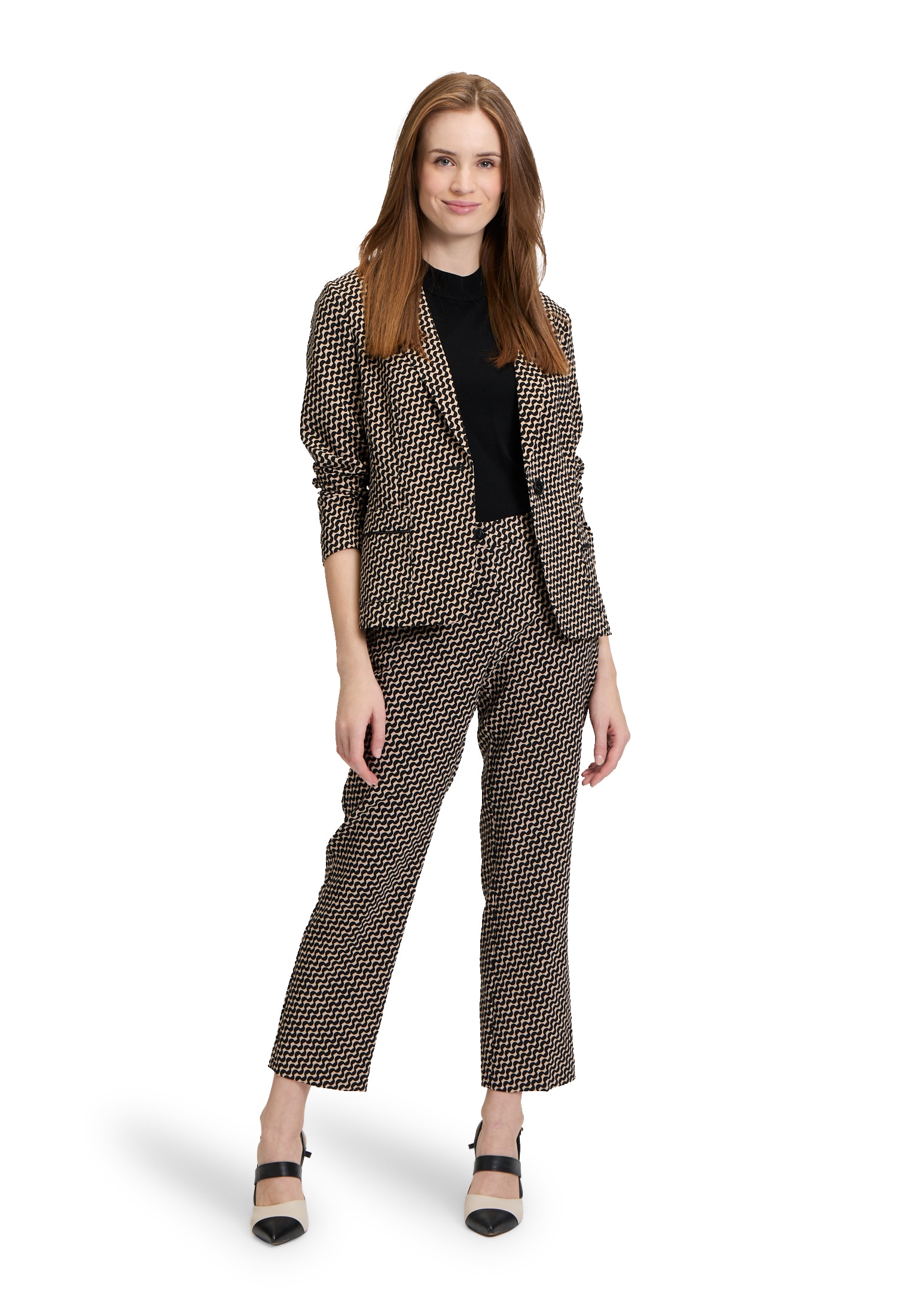 Betty Barclay Bügelfaltenhose »Betty Barclay Businesshose mit Bügelfalte«, Druck