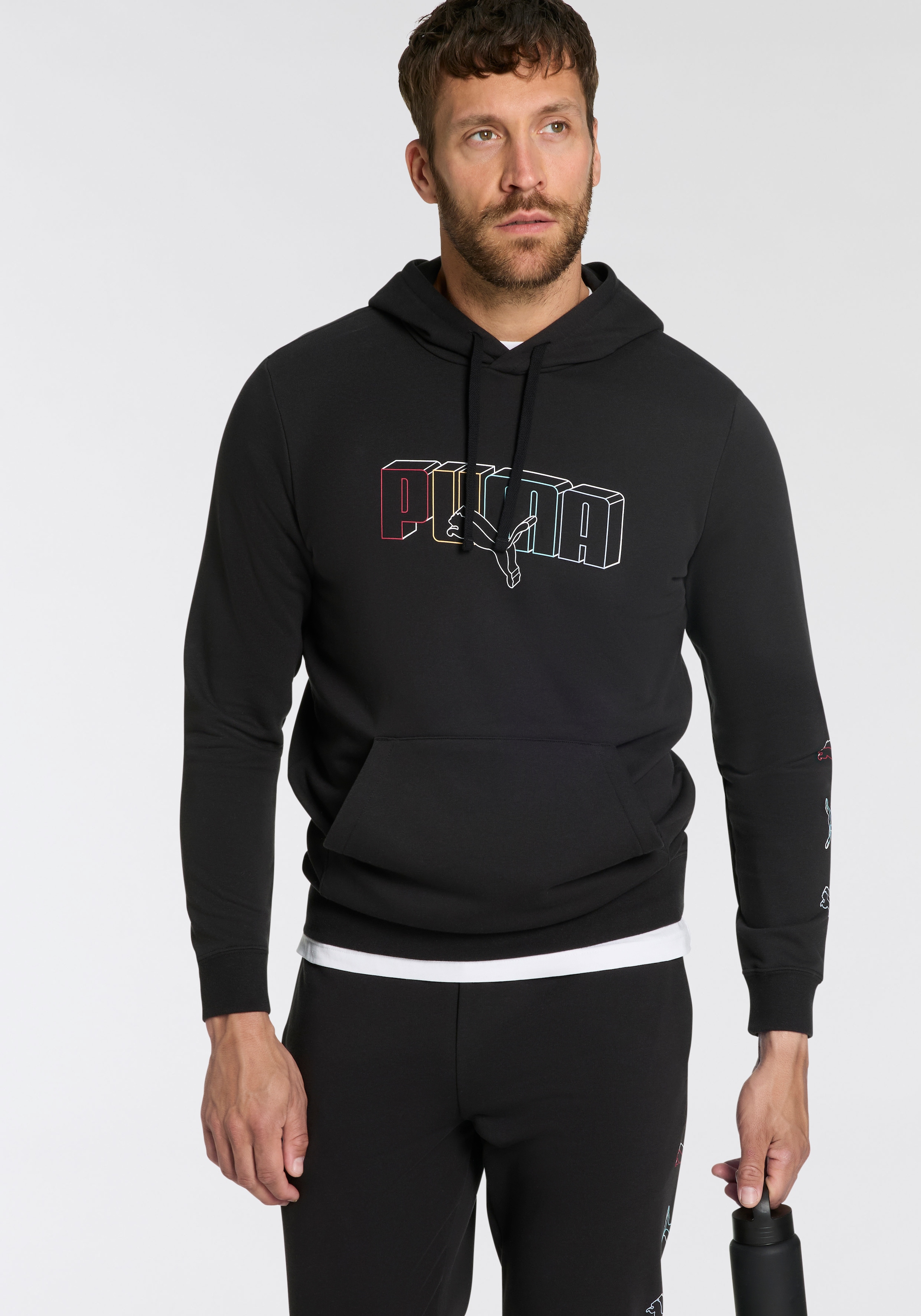 PUMA Kapuzensweatshirt "ESS LOGO LAB EXECUTION HOODIE TR", mit Kapuze, mit Kängurutasche, Regular Fit