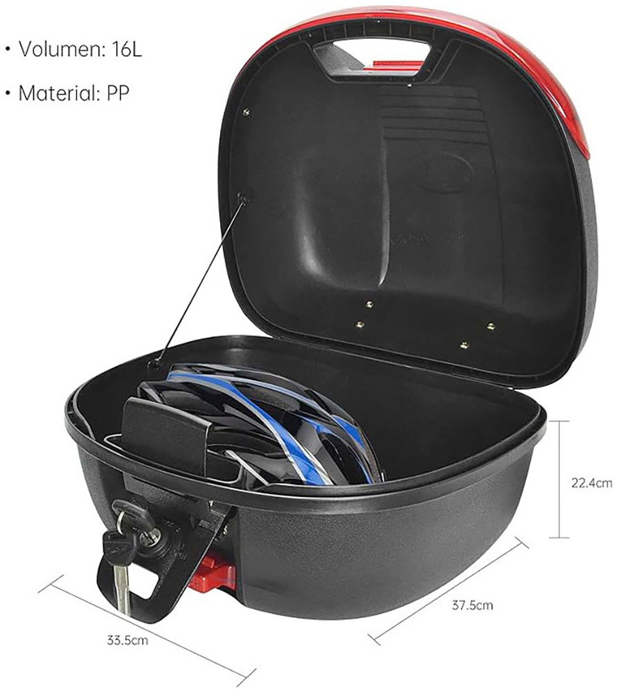 SachsenRad Gepäckträgertasche »Gepäckträger-Box Globus«