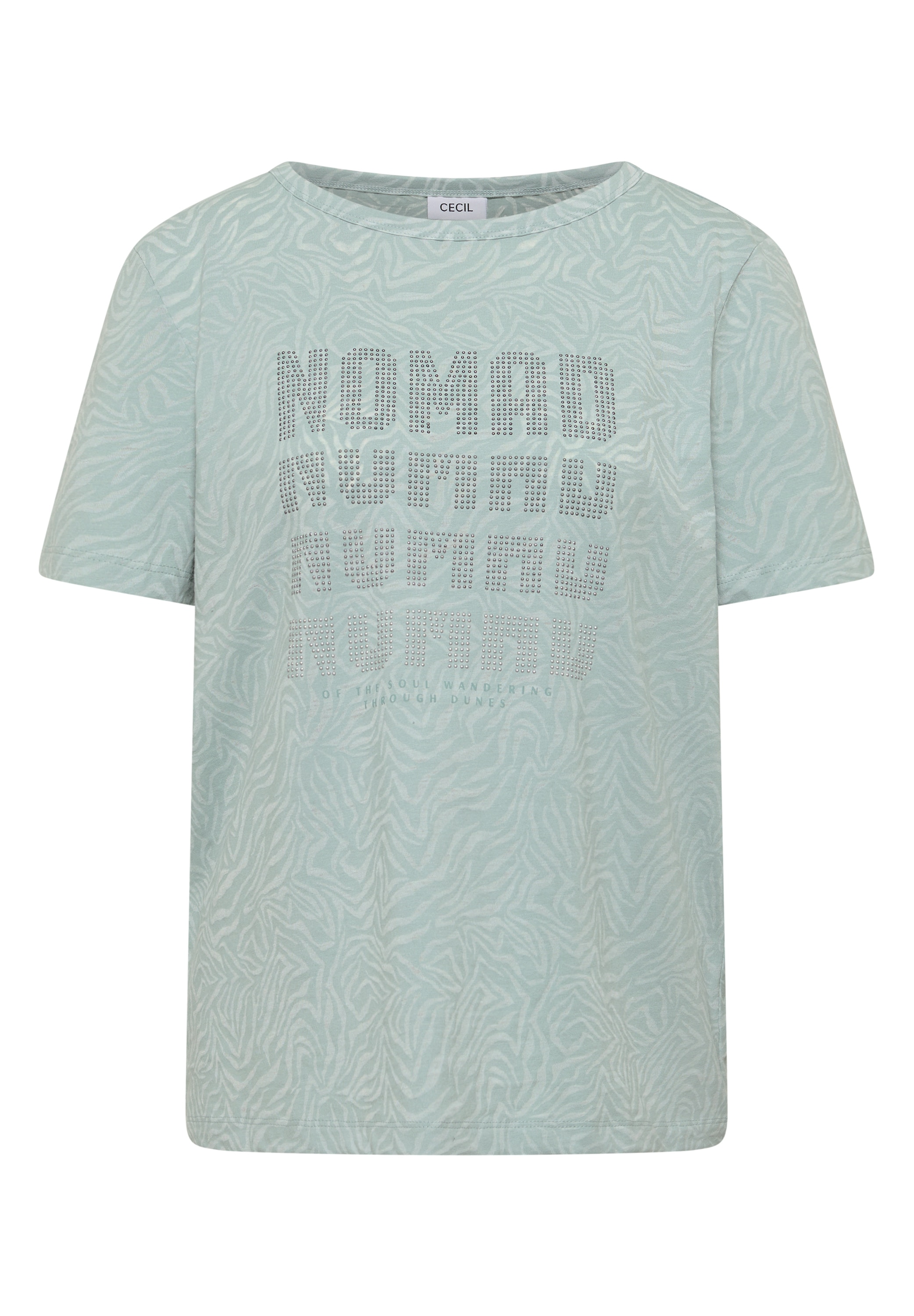 Cecil Rundhalsshirt mit Zebramuster