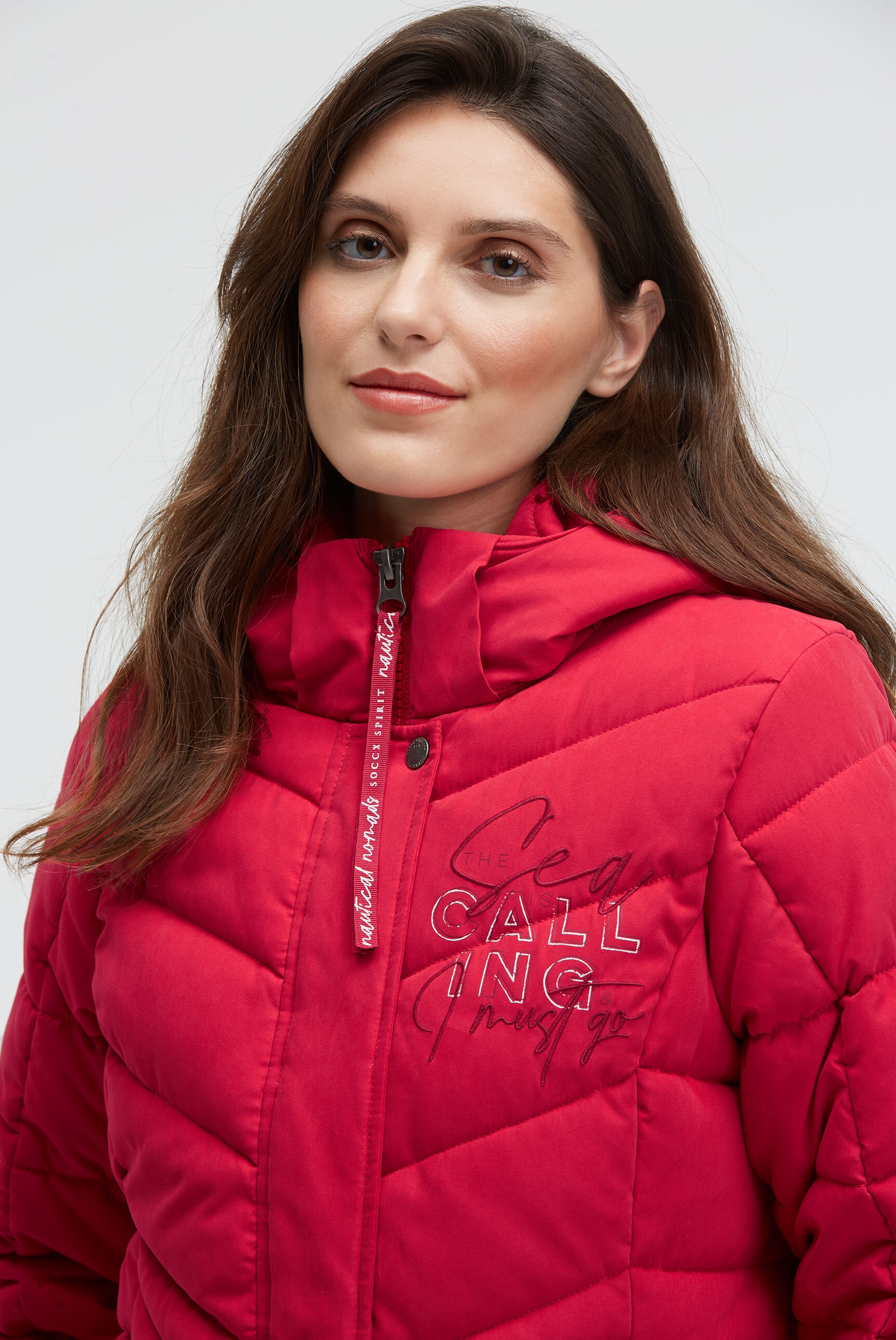 SOCCX Parka mit Kapuze mit Windbreaker-Bündchen