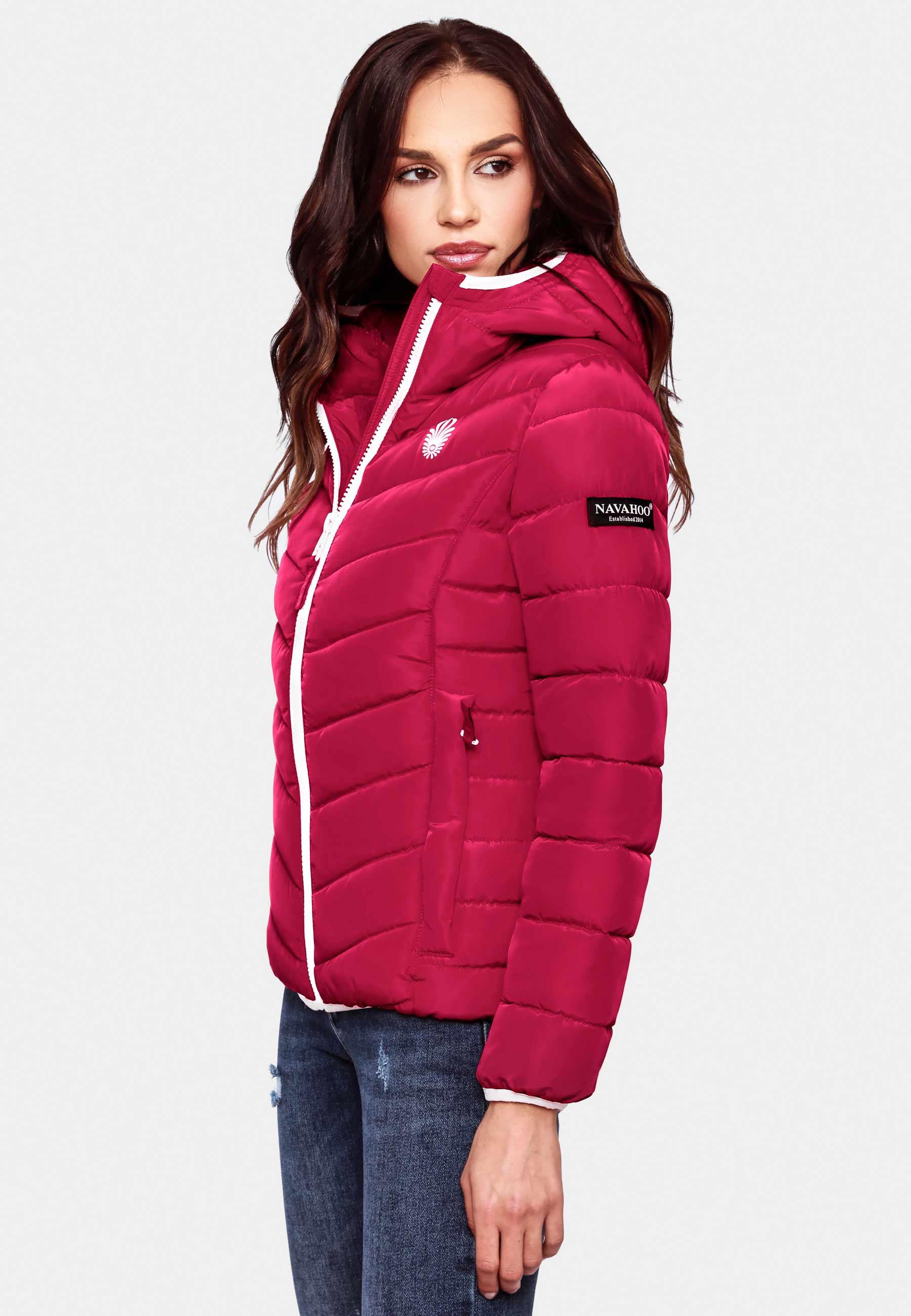 Navahoo Steppjacke »Elva«, mit Kapuze, stylische Damen Winterjacke mit Kapuze